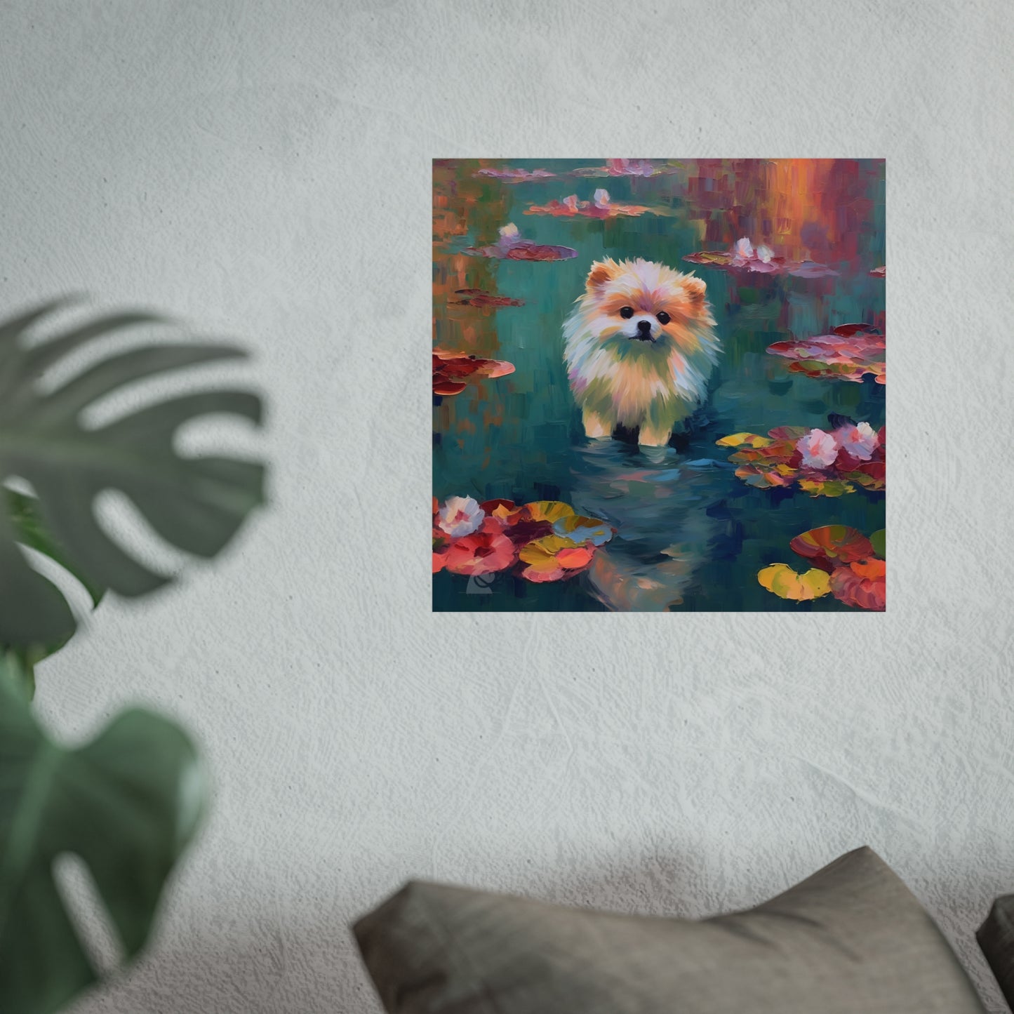 Pomeranian van Gogh Giclée