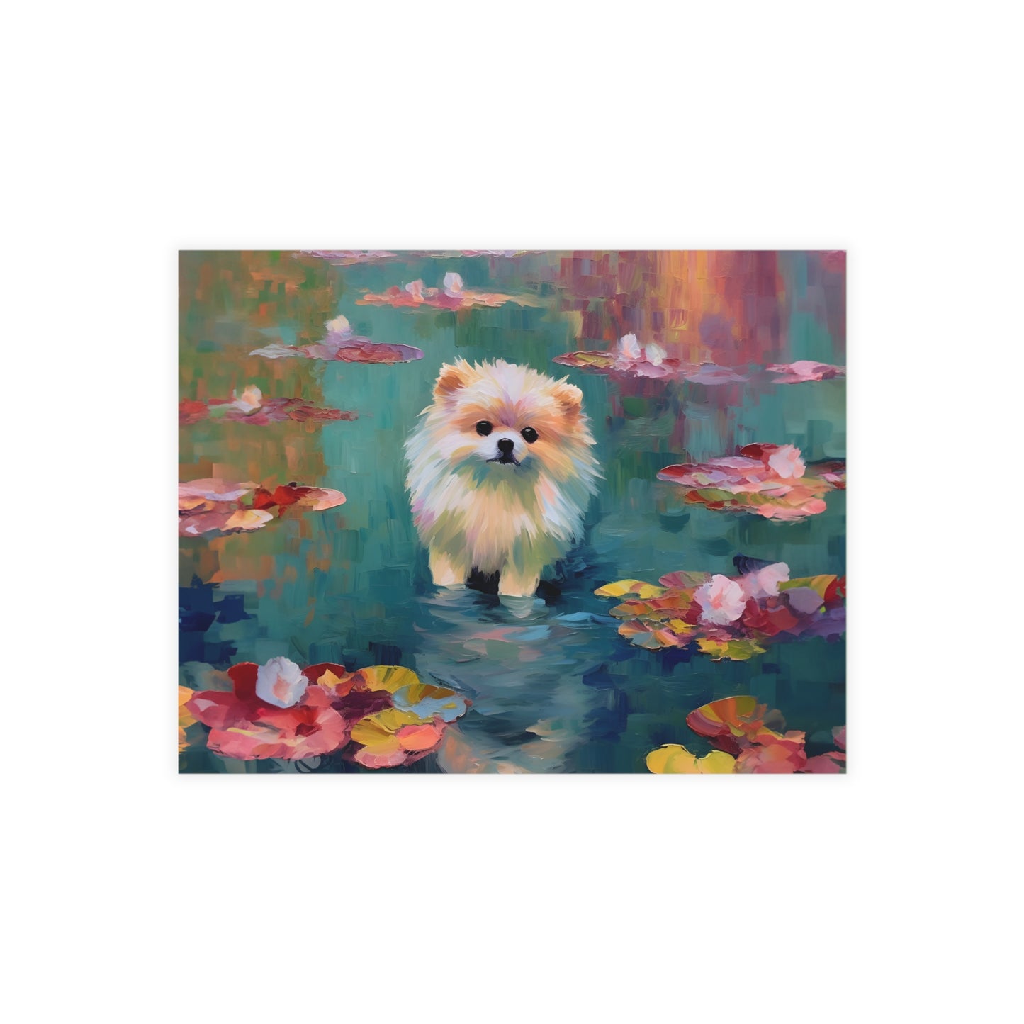 Pomeranian Monet Postcards