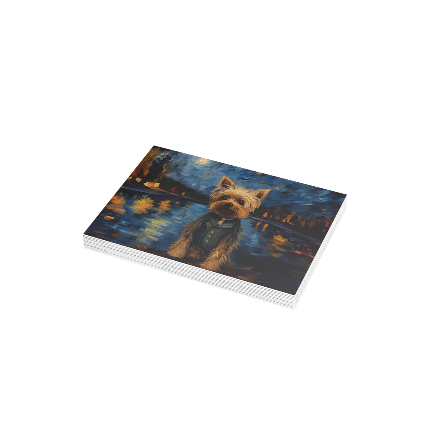 Yorkie Van Gogh Postcards