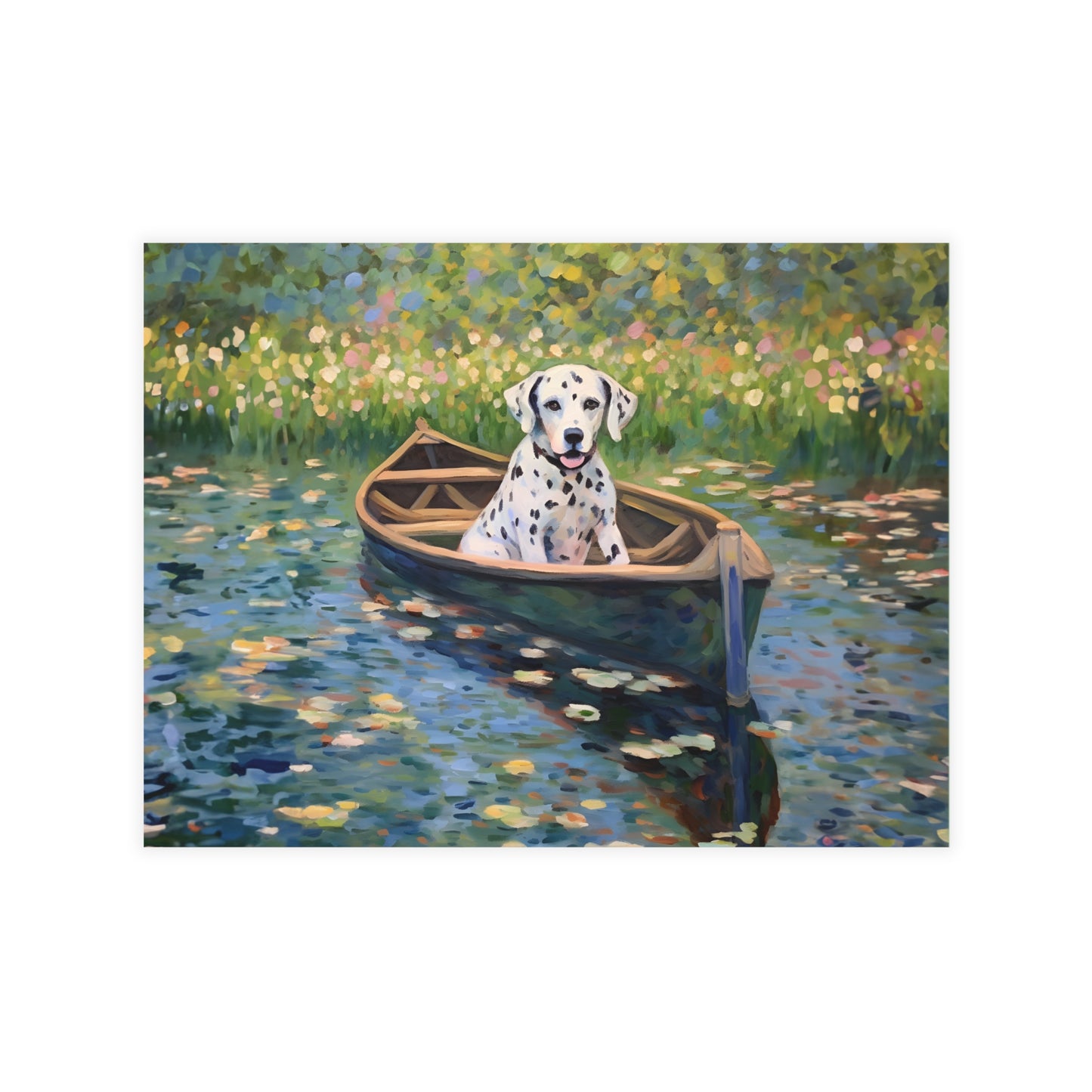 Dalmatian Monet Postcards