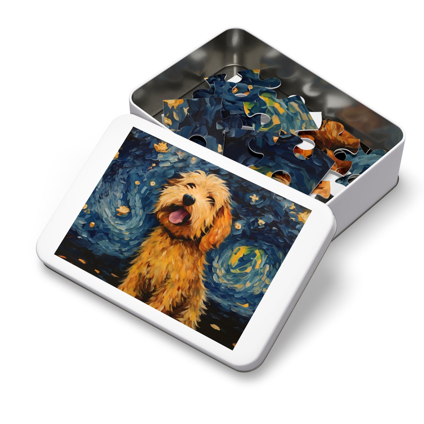 Golden Doodle Van Gogh Puzzle (30, 110, 252, 500,1000-Piece)