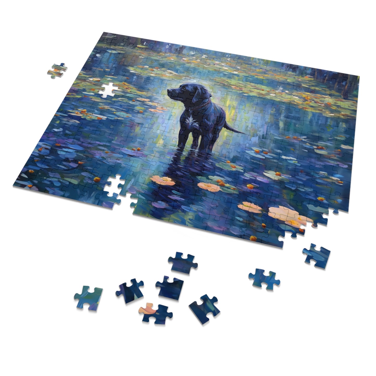 Labrador Retriever Monet Puzzle (30, 110, 252, 500,1000-Piece)