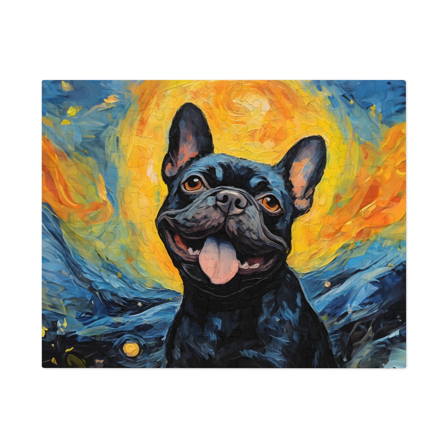 French Bulldog Van Gogh Puzzle (30, 110, 252, 500,1000-Piece)