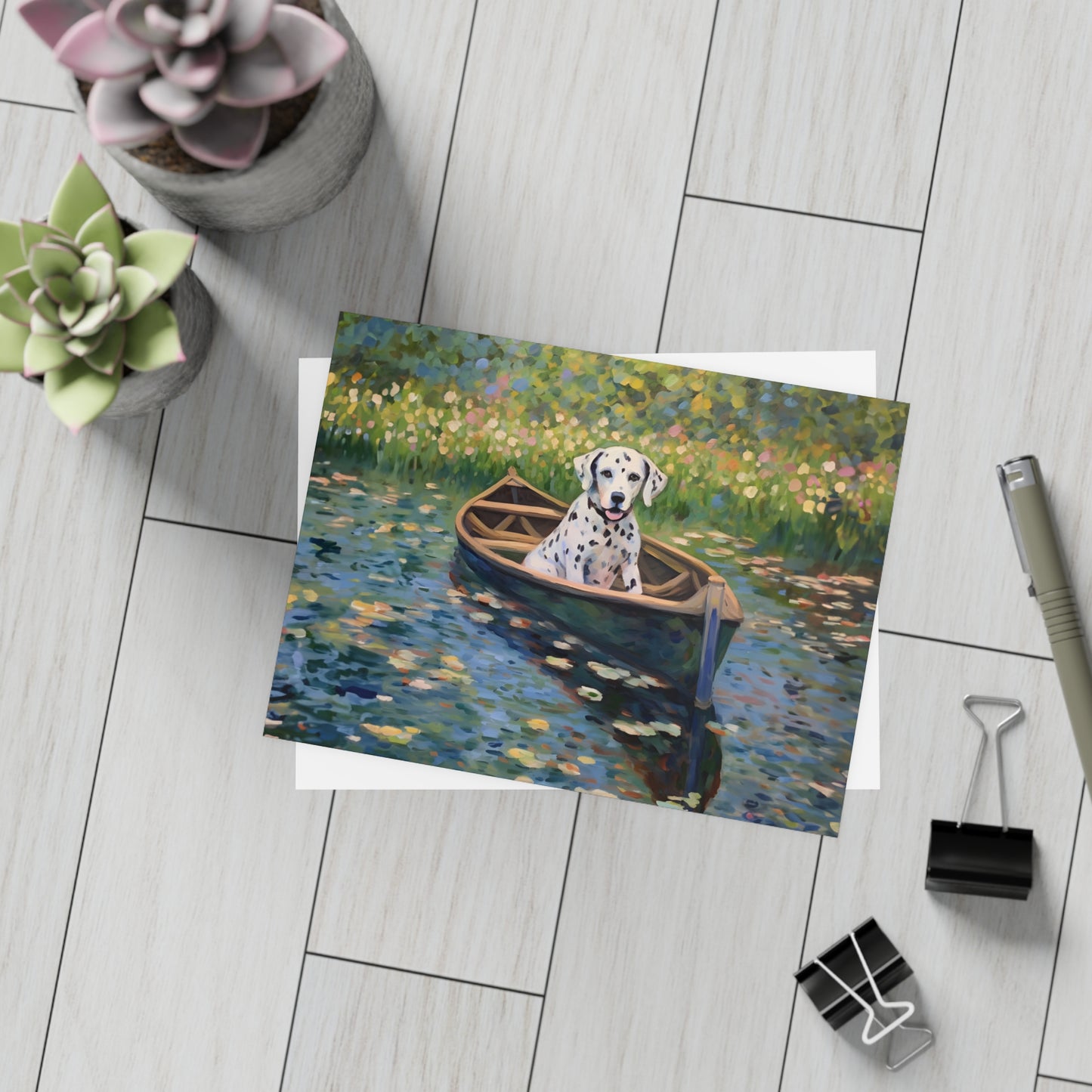 Dalmatian Monet Postcards