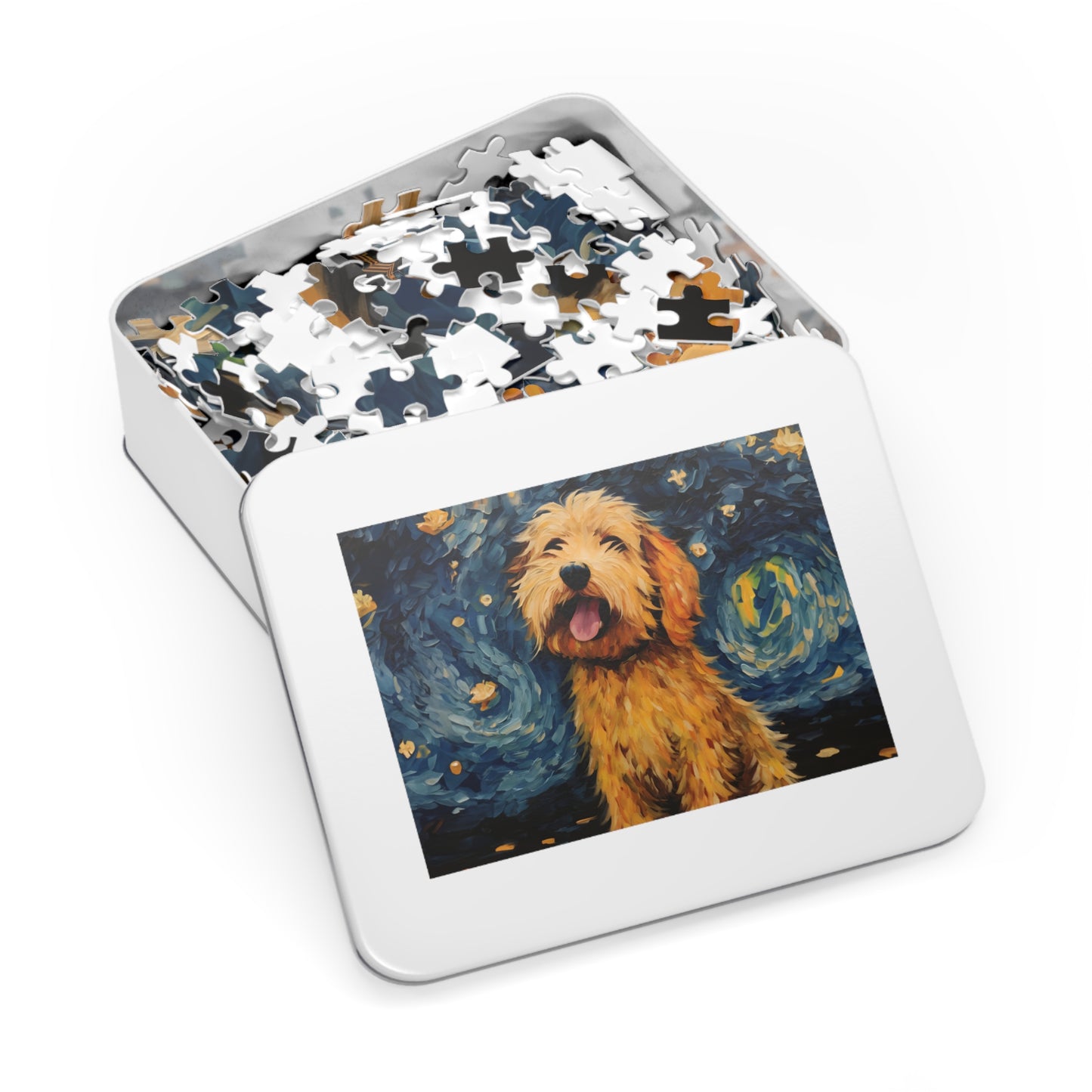 Golden Doodle Van Gogh Puzzle (30, 110, 252, 500,1000-Piece)