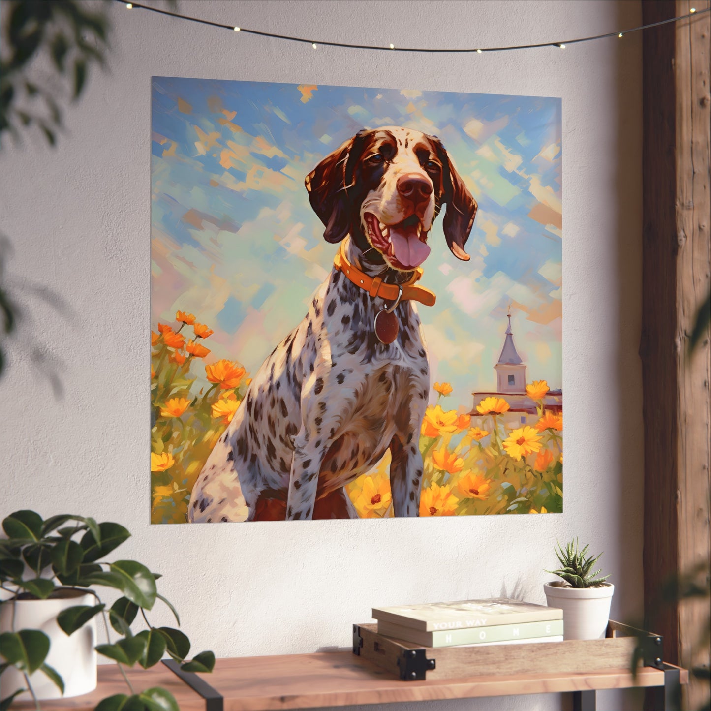 German Shorthaired Pointer Monet Giclée Print