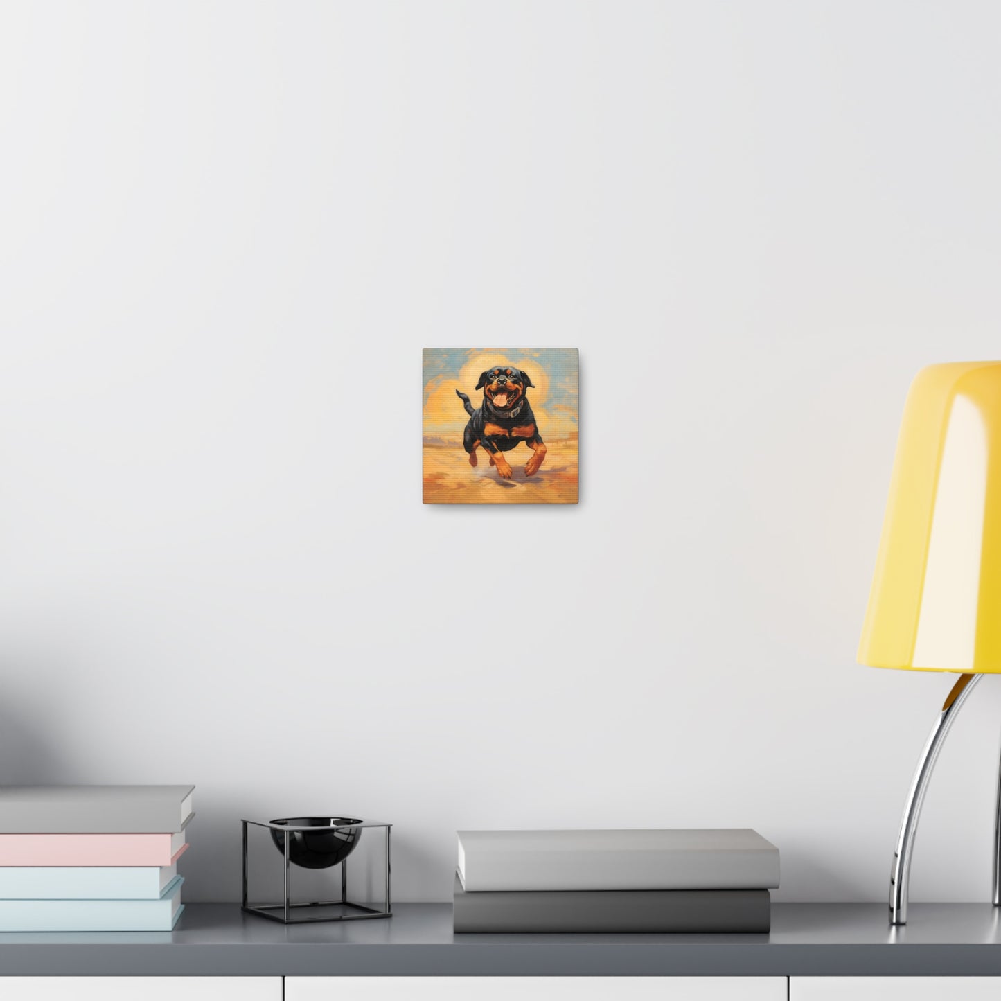 Rottweiler Dalí Canvas Print