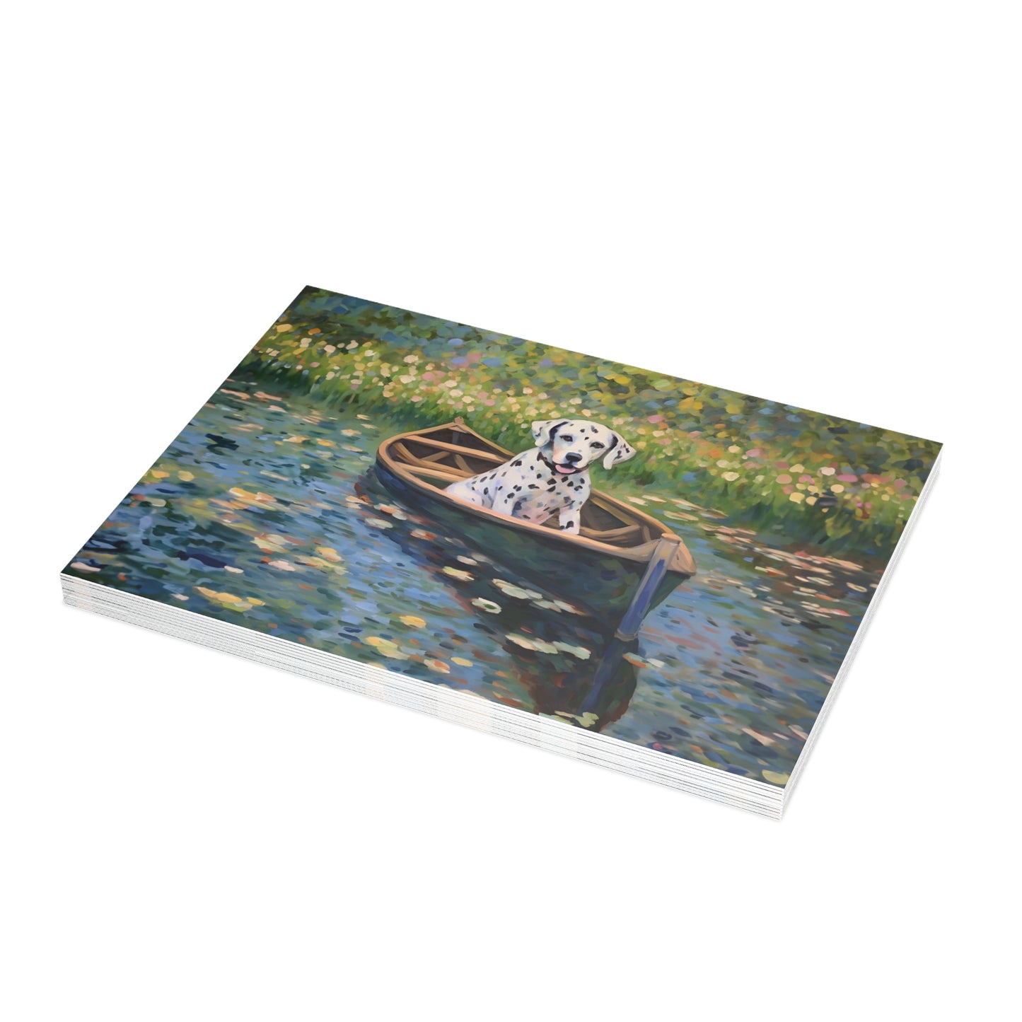 Dalmatian Monet Postcards