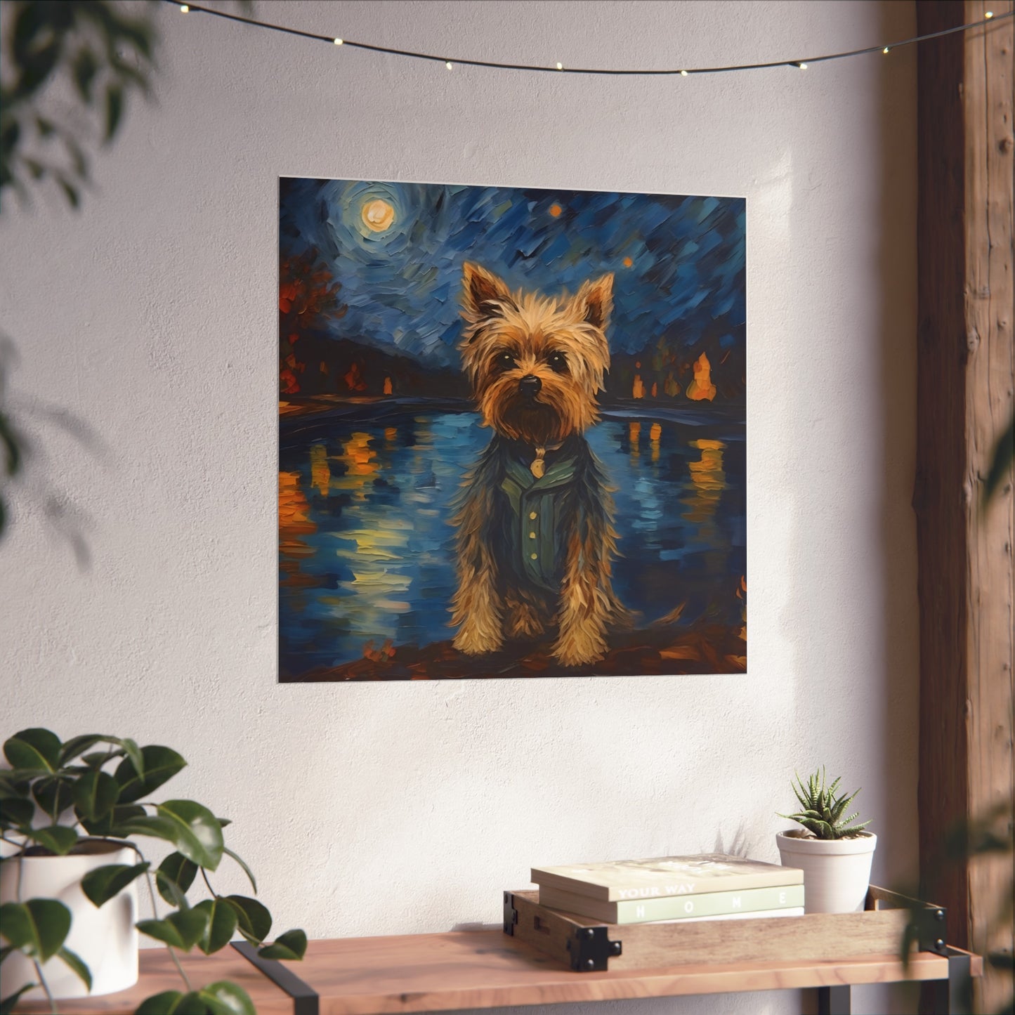 Yorkie van Gogh Giclée