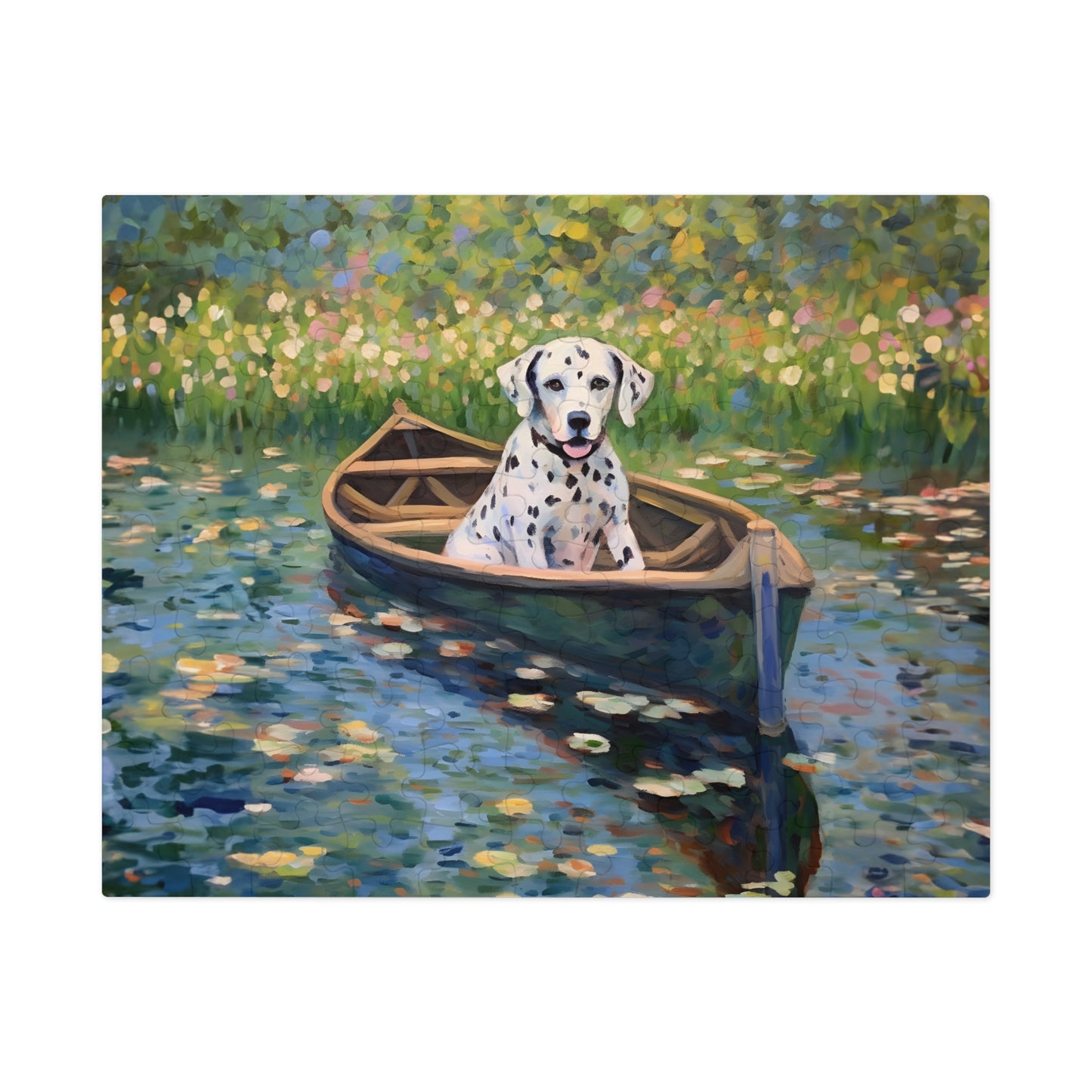 Dalmatian Monet Puzzle Jigsaw Puzzle (30, 110, 252, 500,1000-Piece)