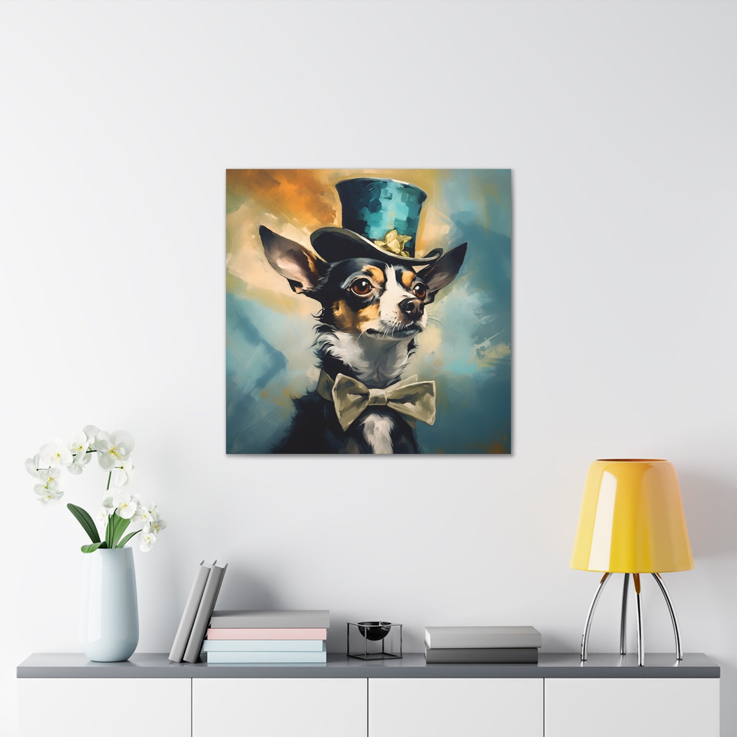 Chihuahua Dalí Canvas Print