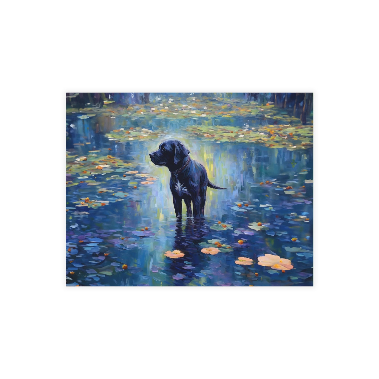 Labrador Retriever Monet Postcards