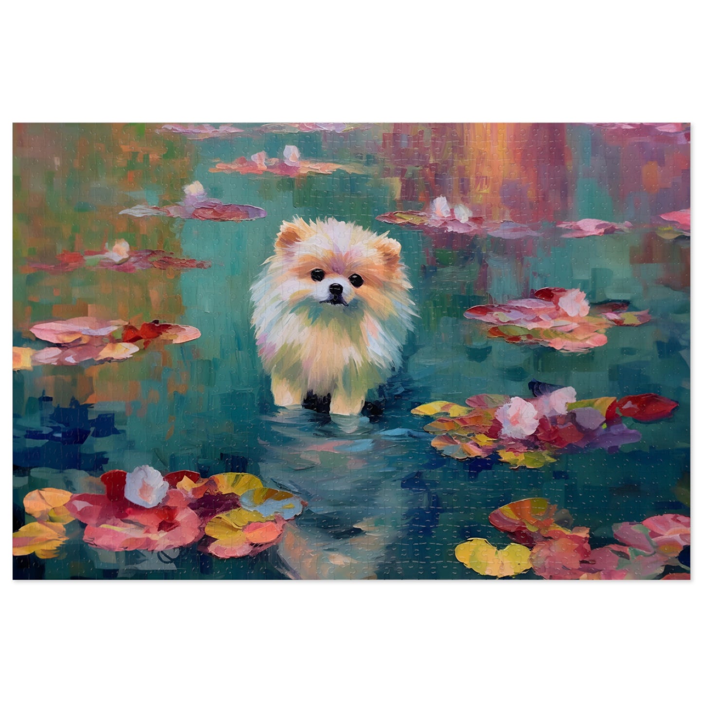 Pomeranian Monet Puzzle (30, 110, 252, 500,1000-Piece)