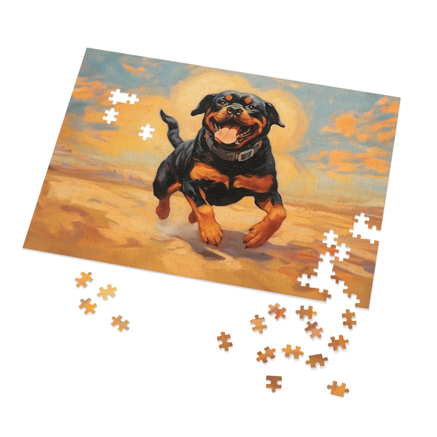 Rottweiler Dali Puzzle (30, 110, 252, 500,1000-Piece)