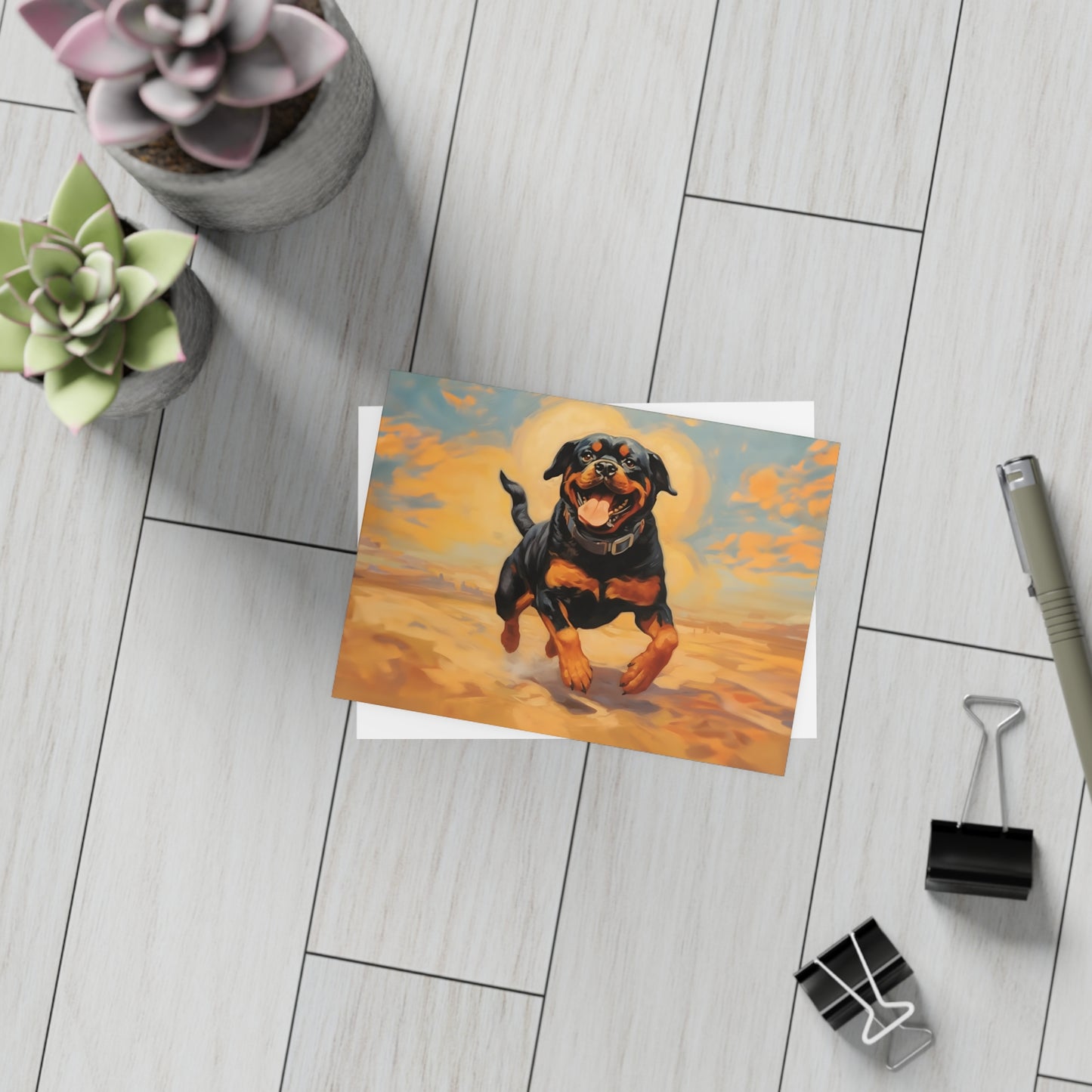 Rottweiler Dali Postcards