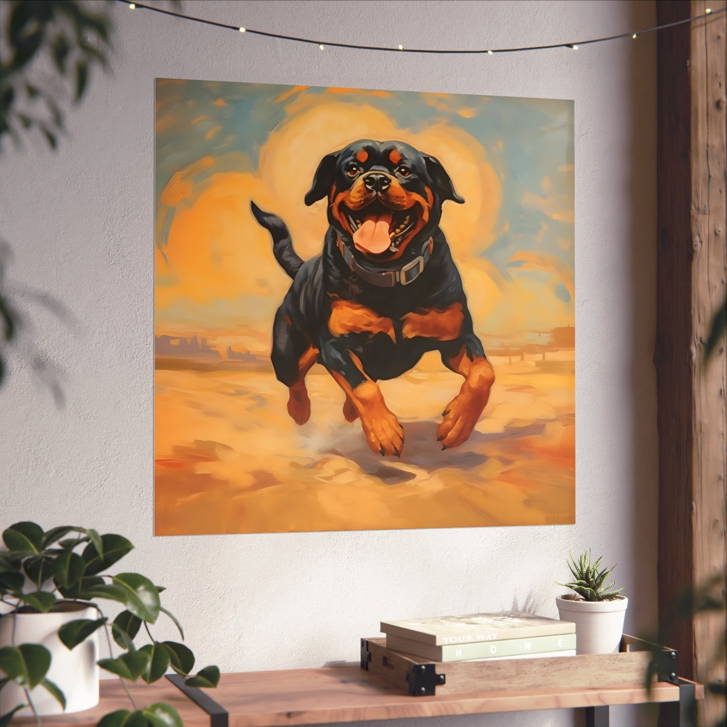 Rottweiler Dalí Giclée Print