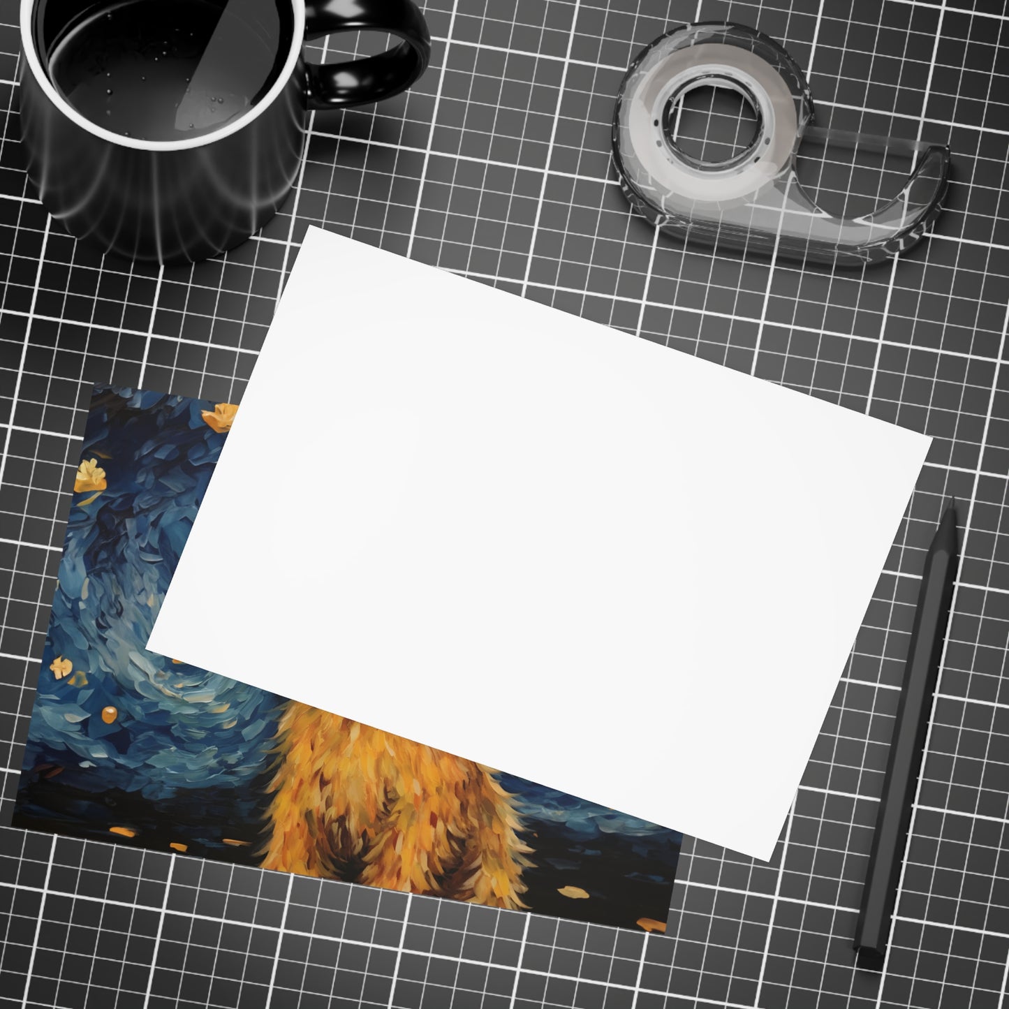 Golden Doodle Van Gogh Postcards