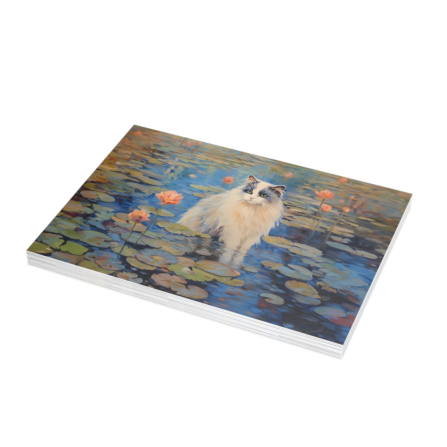 Cat Monet Postcards