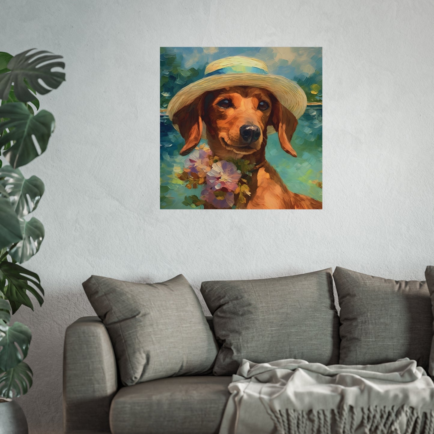 Dachshund Monet Giclée Print