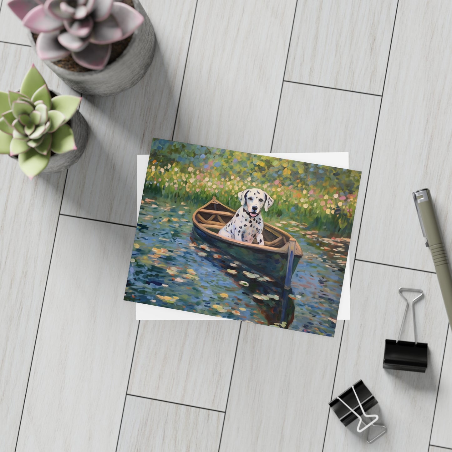 Dalmatian Monet Postcards