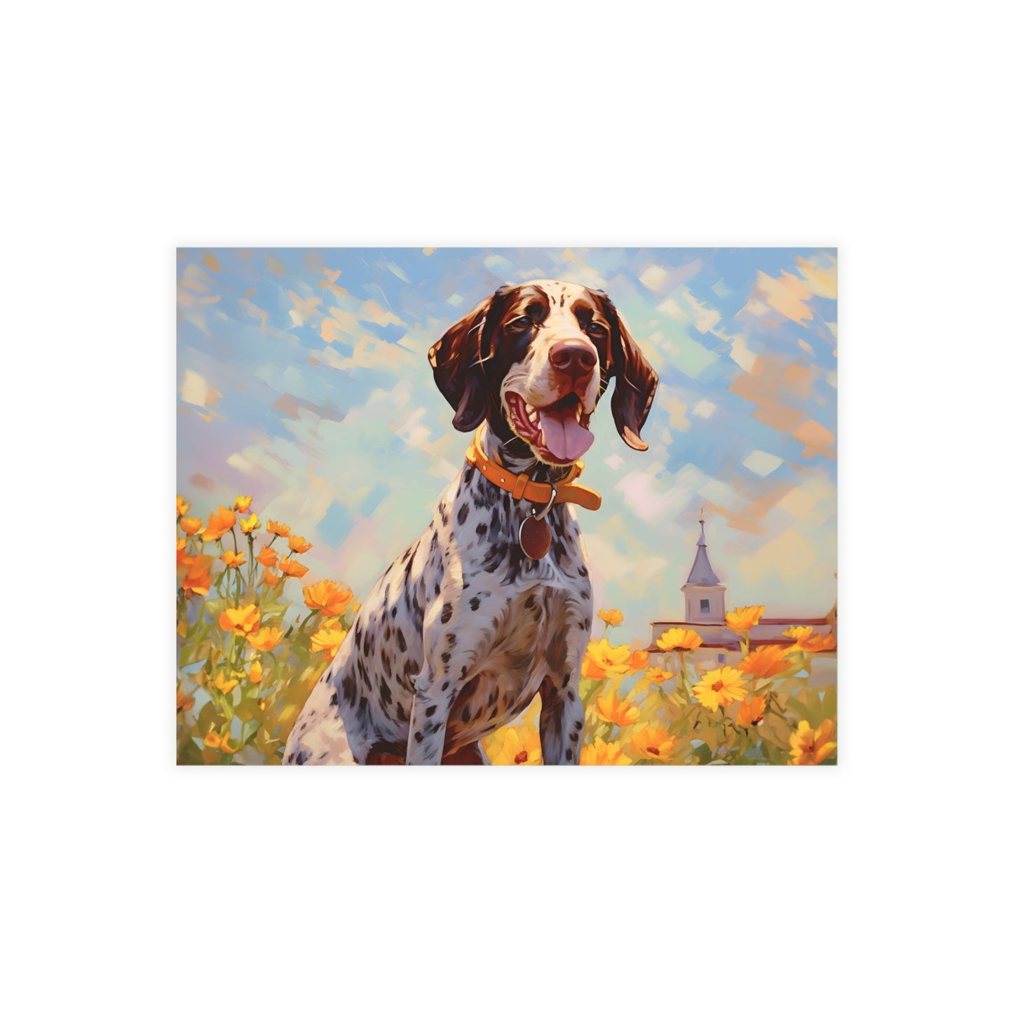 German Shorthaired Pointer Monet Postcards