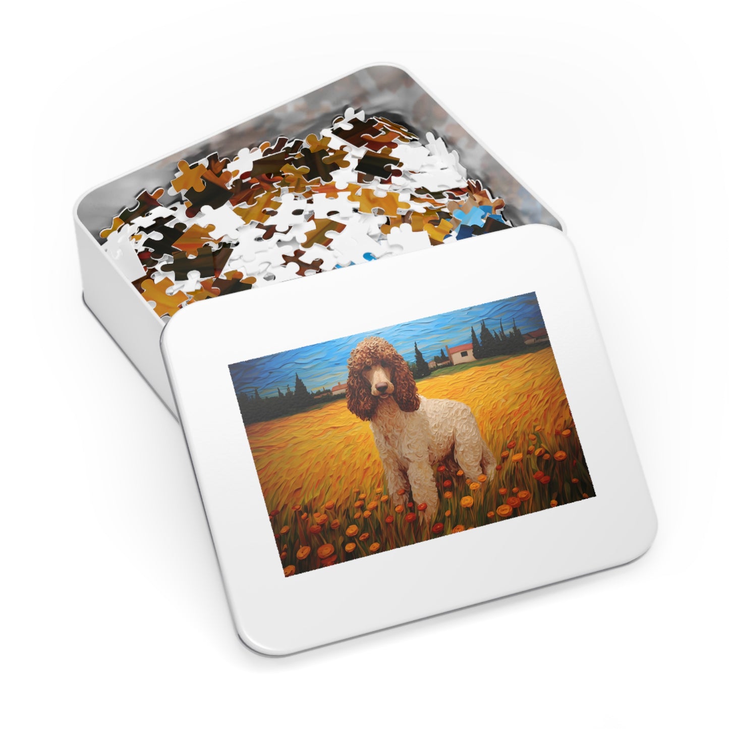 Standard Poodle Van Gogh Puzzle (30, 110, 252, 500,1000-Piece)