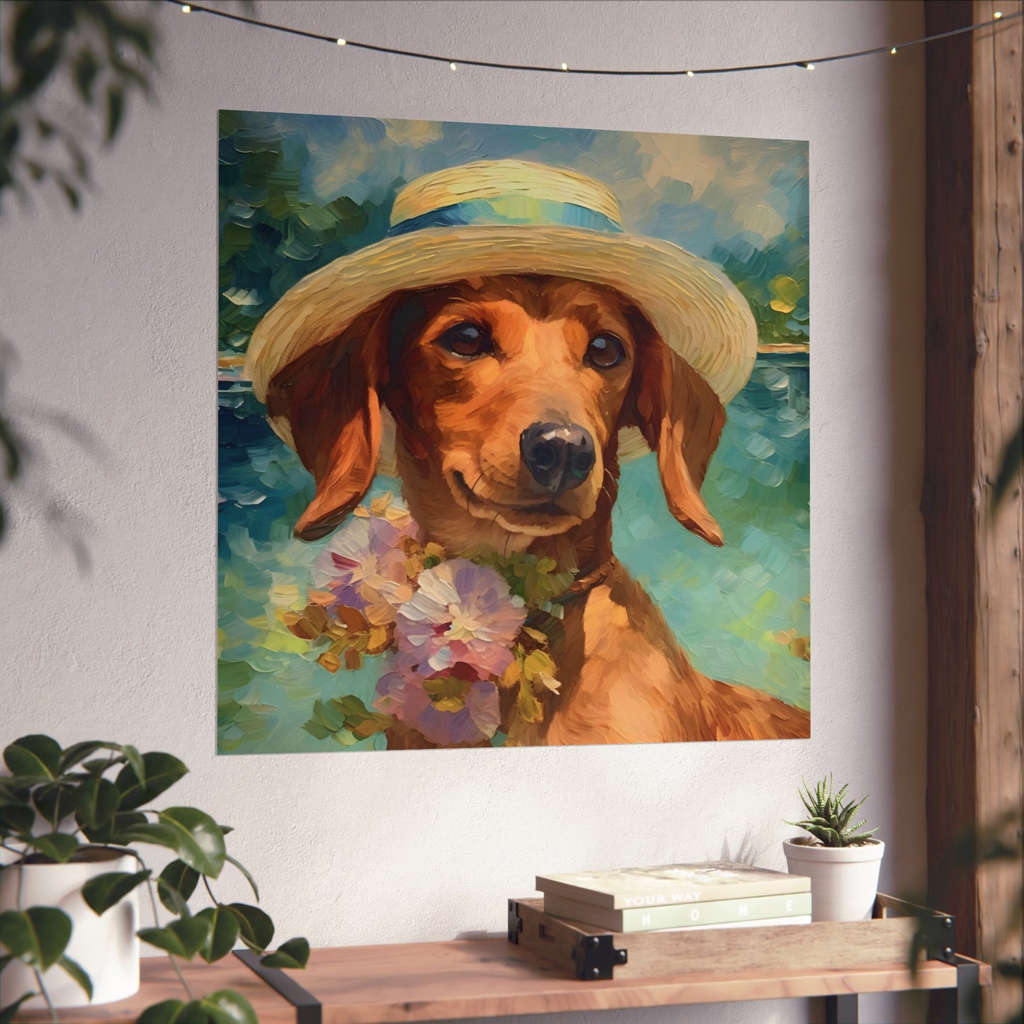 Dachshund Monet Giclée Print