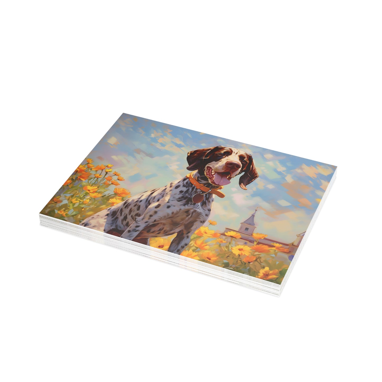 German Shorthaired Pointer Monet Postcards