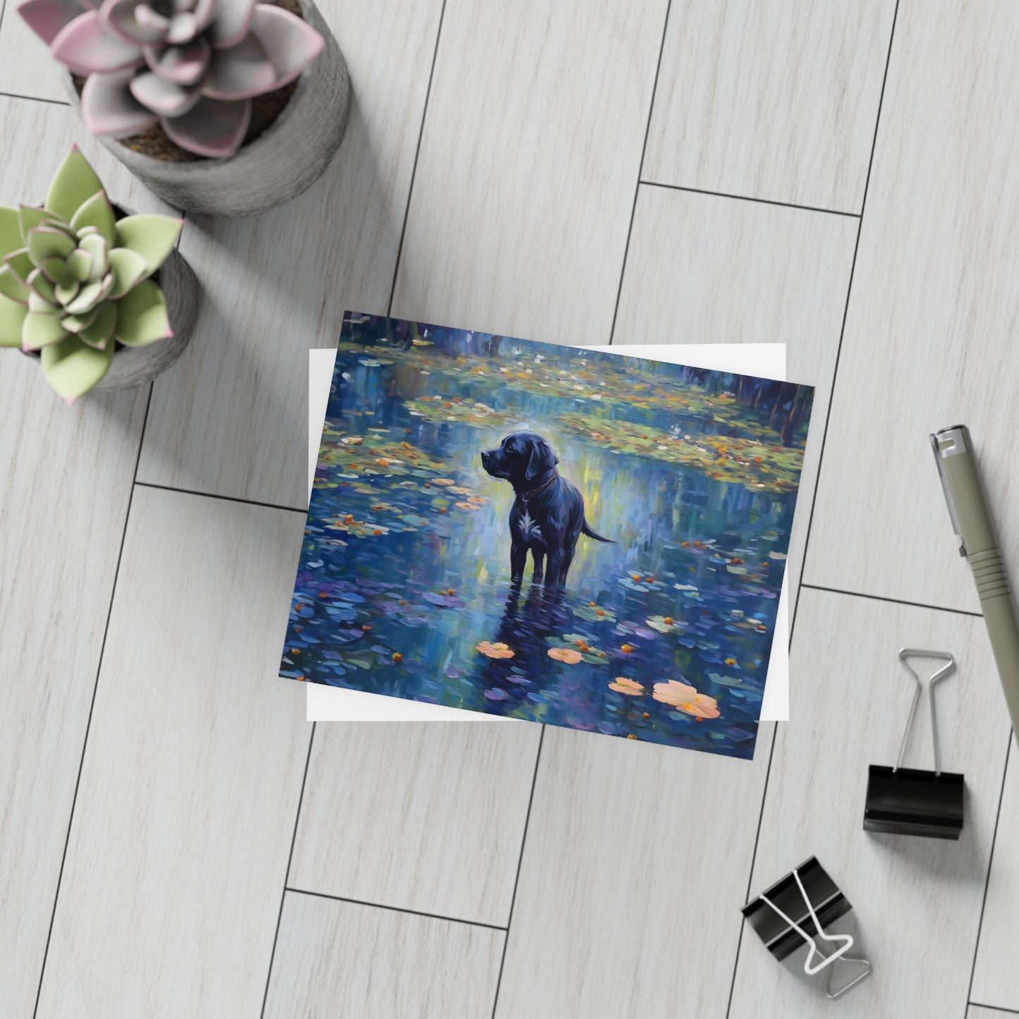 Labrador Retriever Monet Postcards