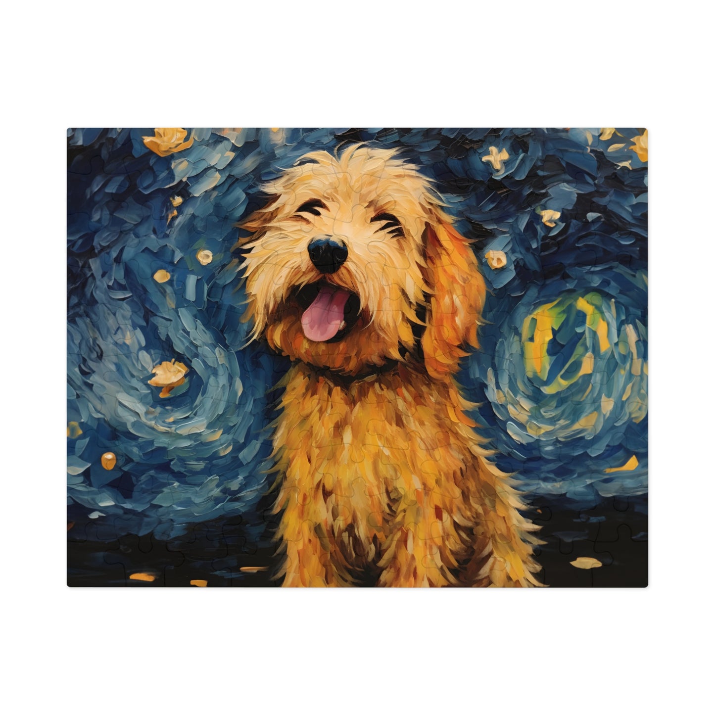 Golden Doodle Van Gogh Puzzle (30, 110, 252, 500,1000-Piece)