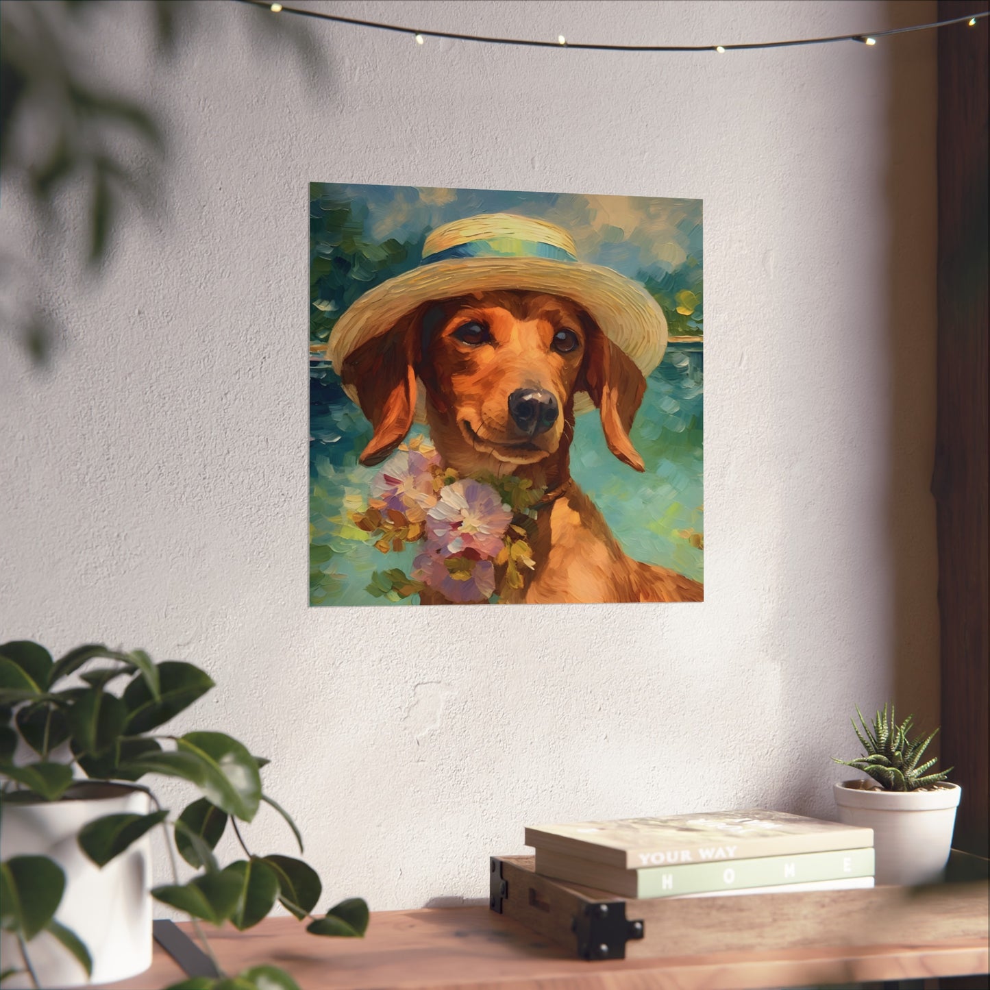 Dachshund Monet Giclée Print