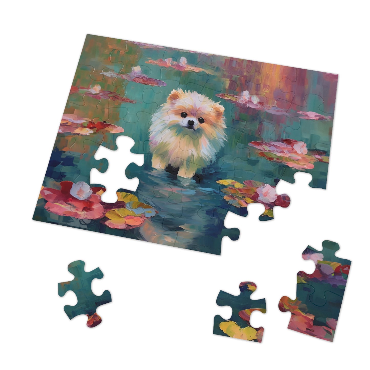 Pomeranian Monet Puzzle (30, 110, 252, 500,1000-Piece)