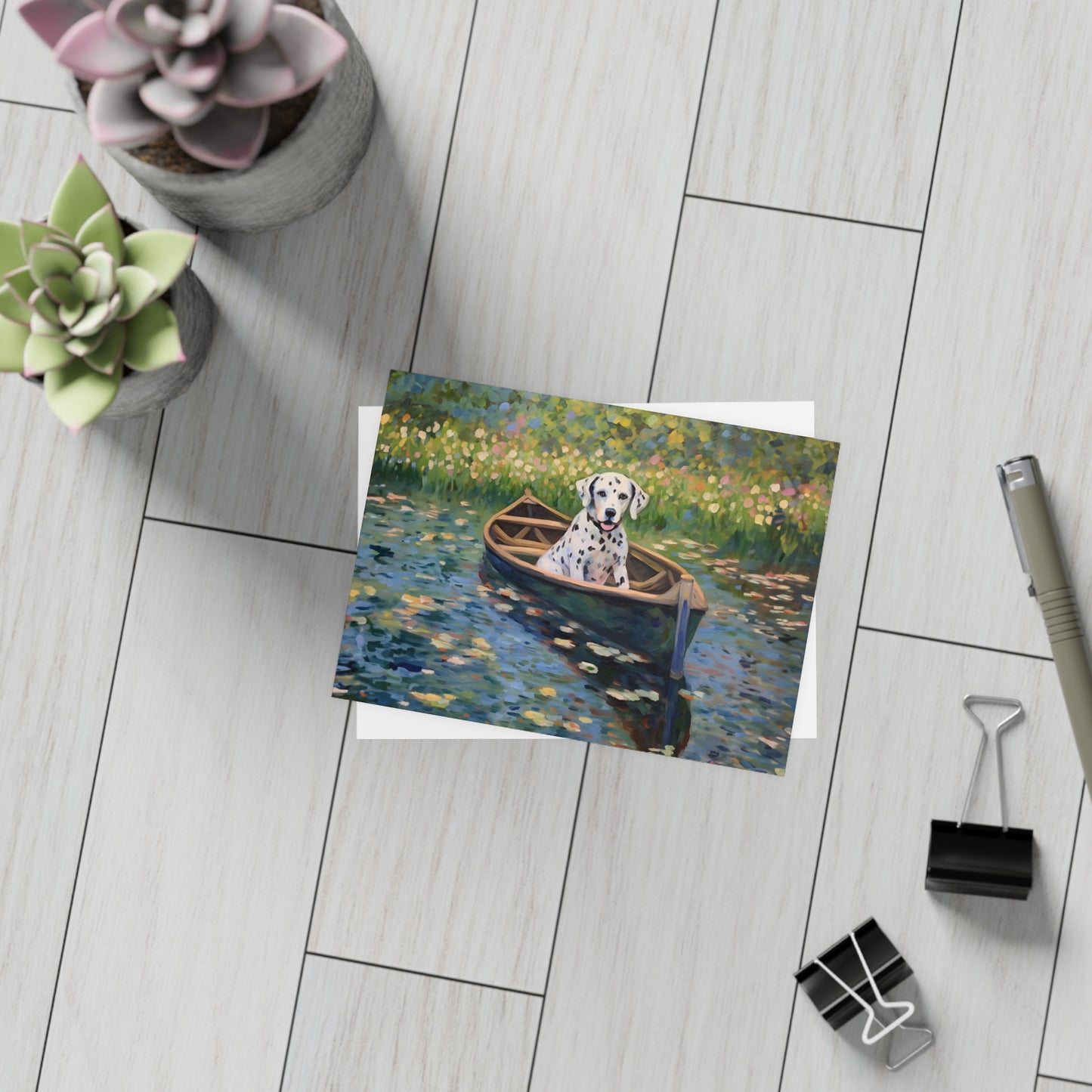 Dalmatian Monet Postcards