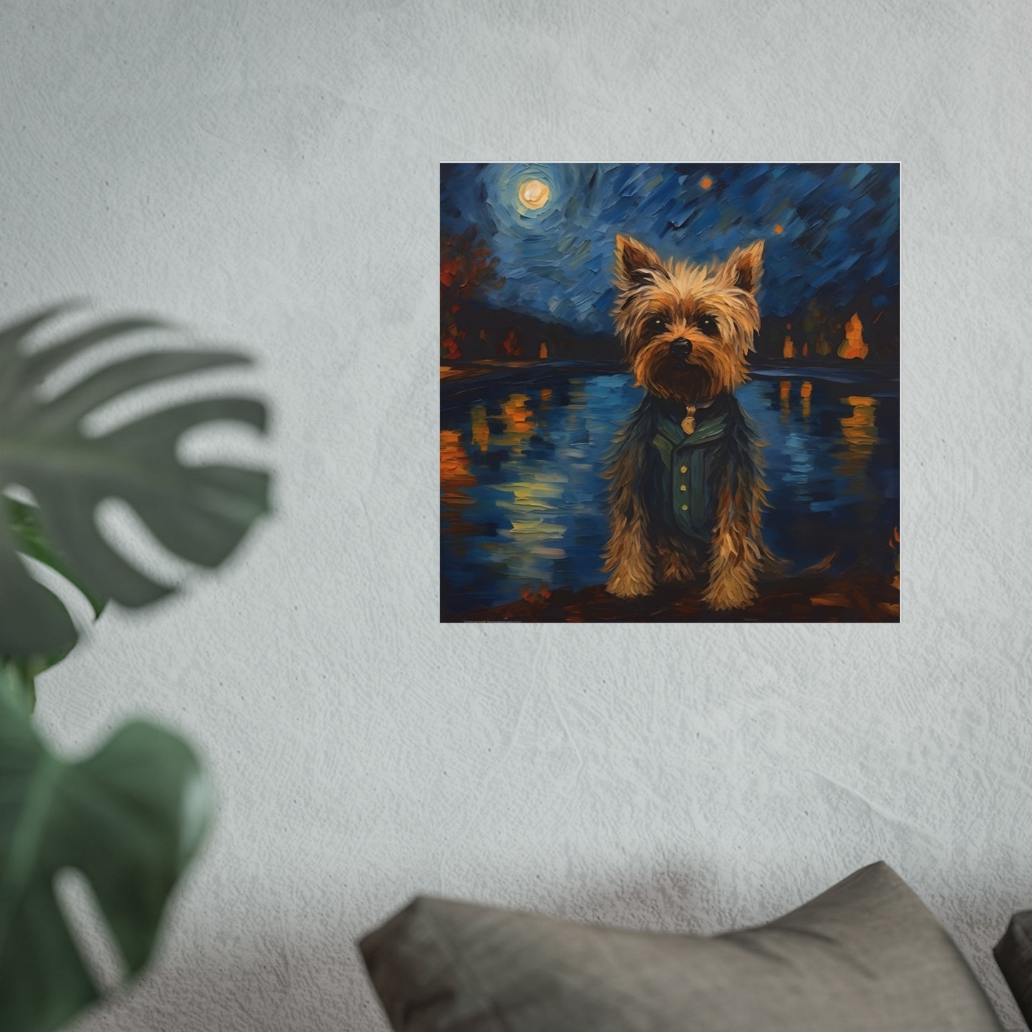 Yorkie van Gogh Giclée