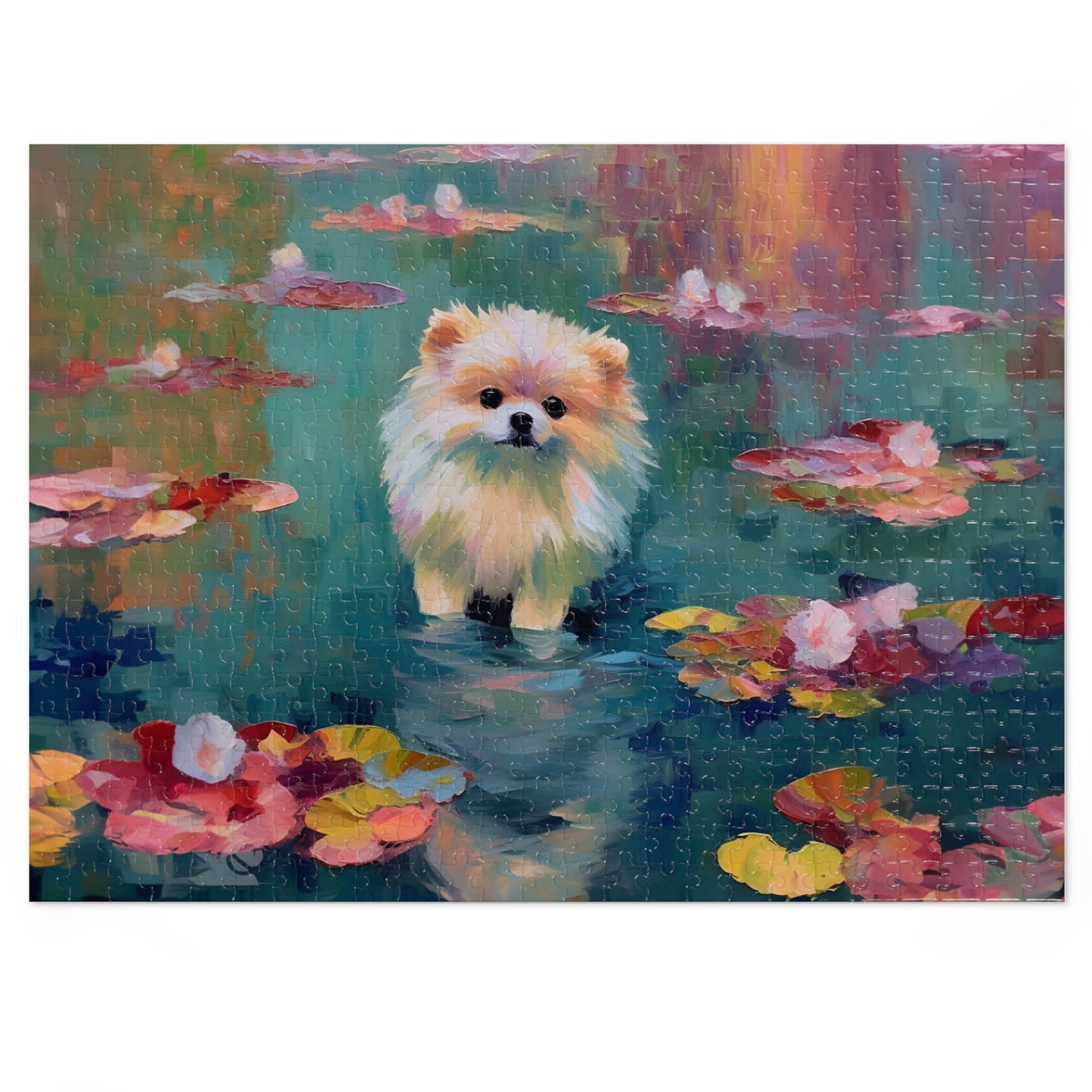 Pomeranian Monet Puzzle (30, 110, 252, 500,1000-Piece)