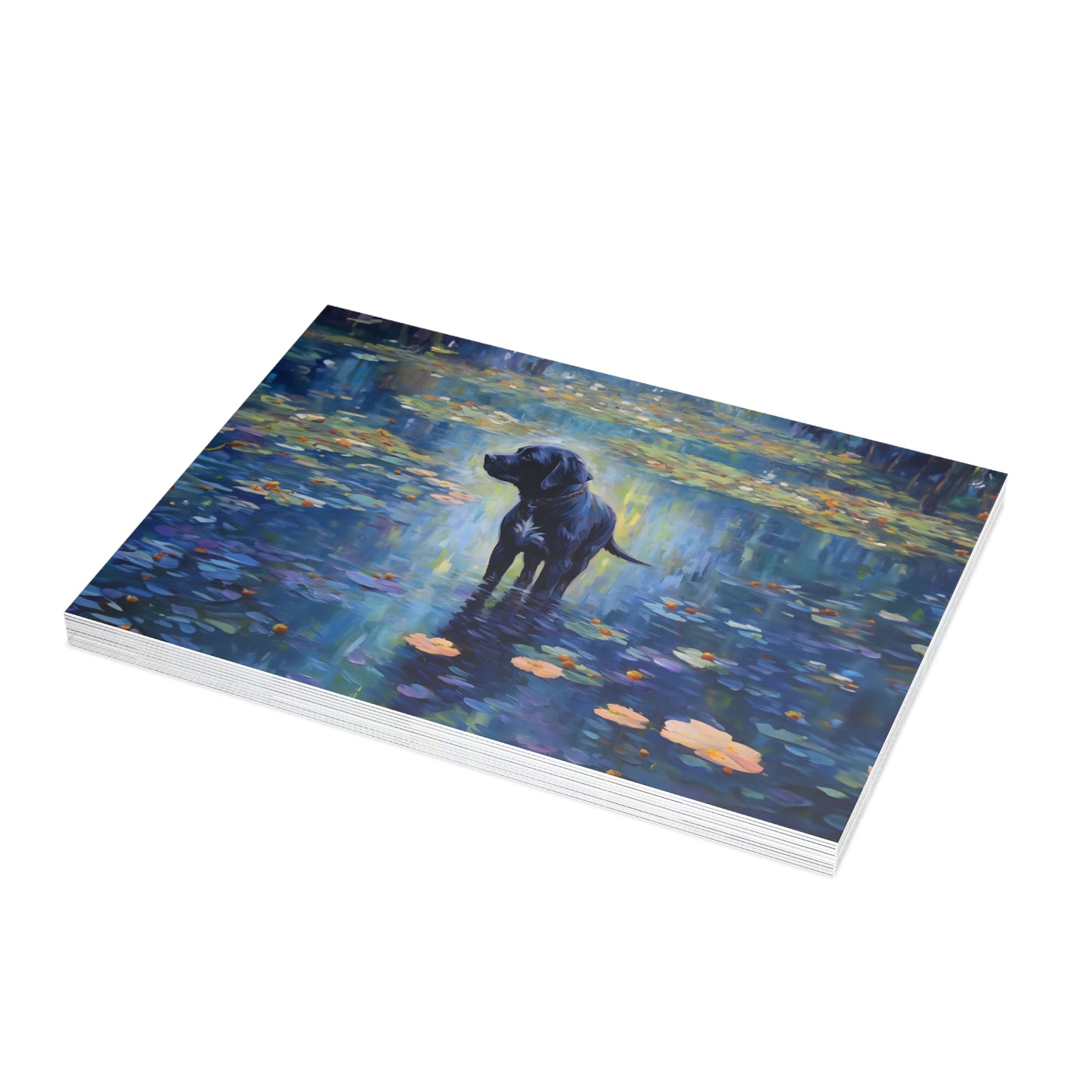 Labrador Retriever Monet Postcards