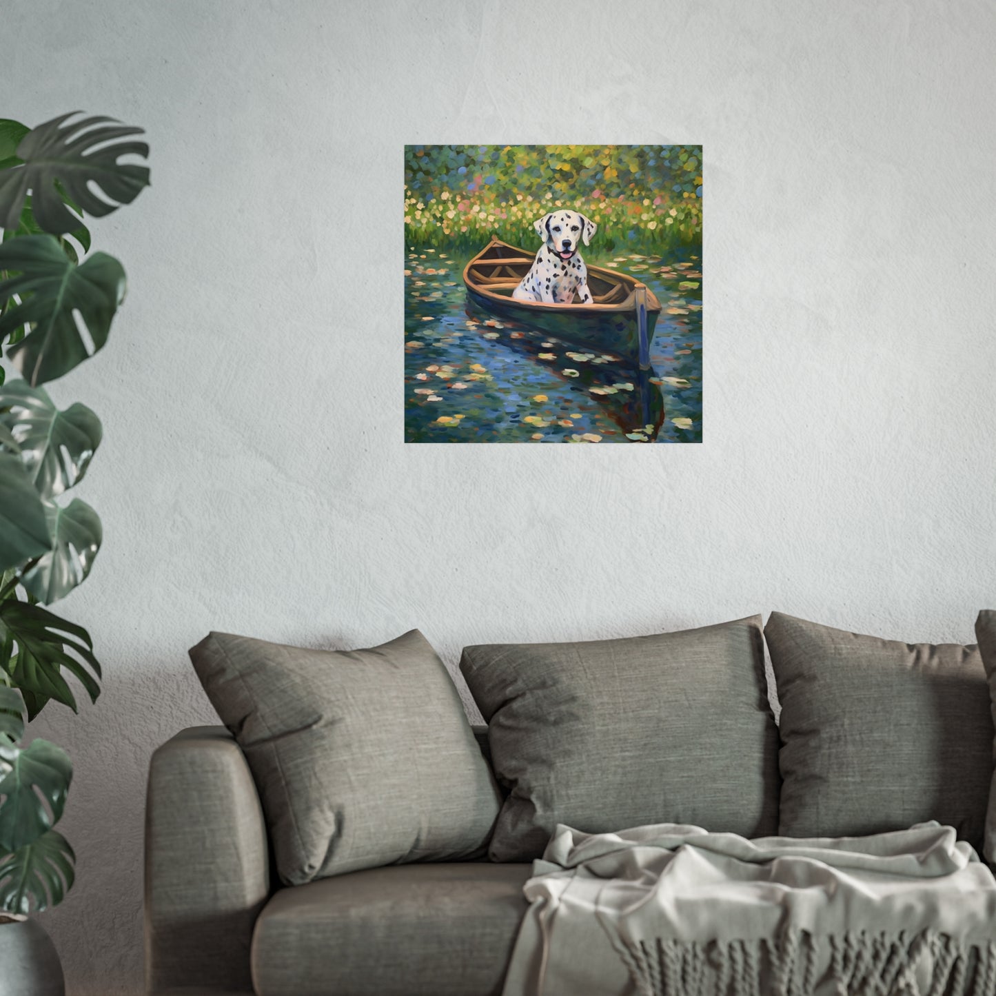 Dalmatian Monet Giclée Print