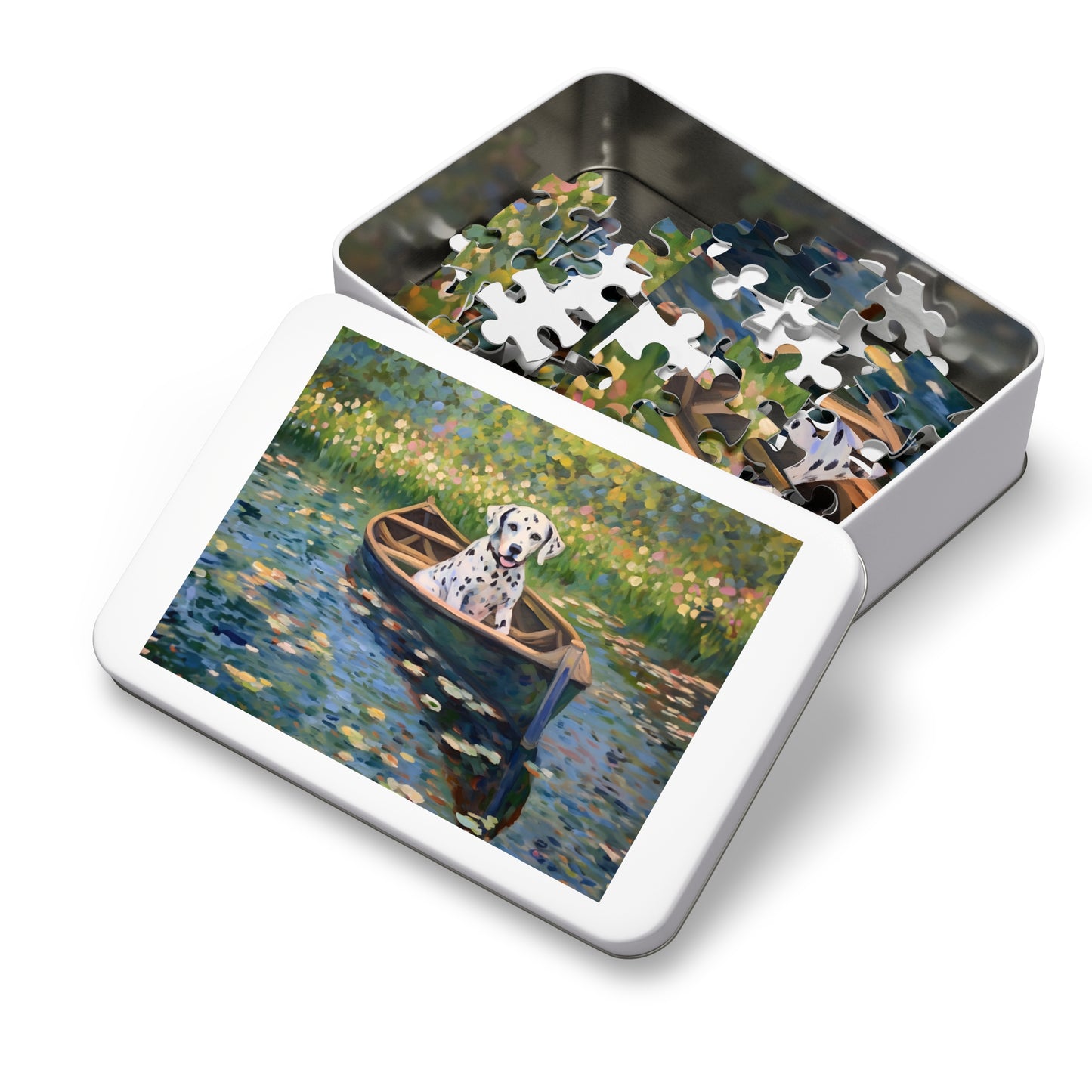 Dalmatian Monet Puzzle Jigsaw Puzzle (30, 110, 252, 500,1000-Piece)