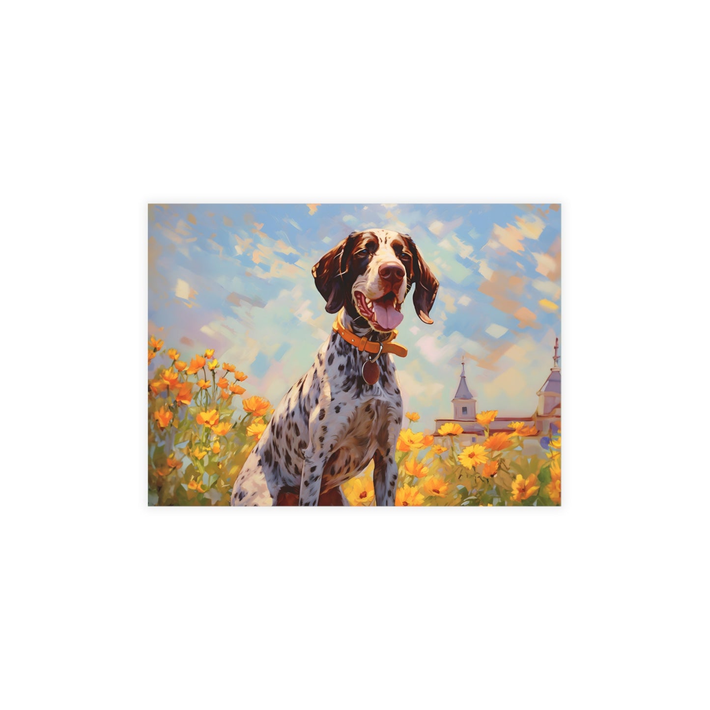 German Shorthaired Pointer Monet Postcards