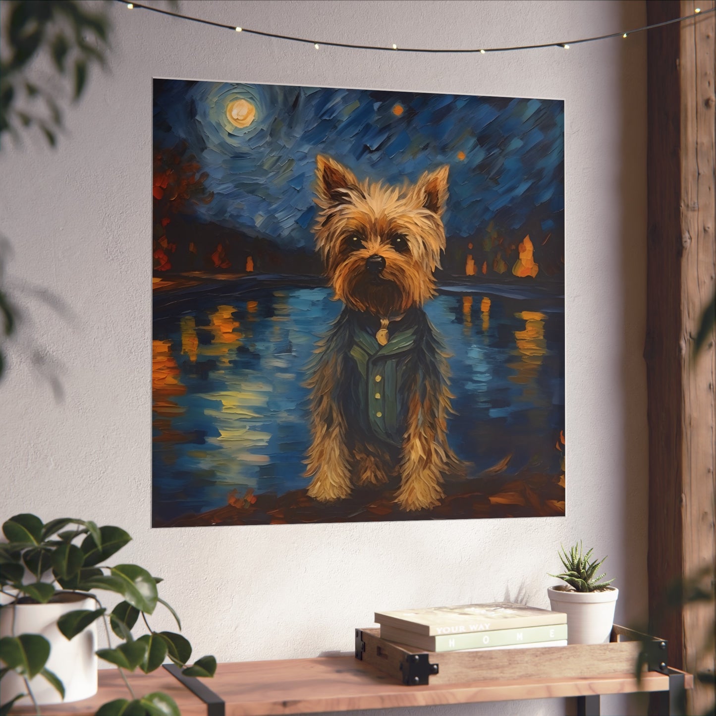 Yorkie van Gogh Giclée