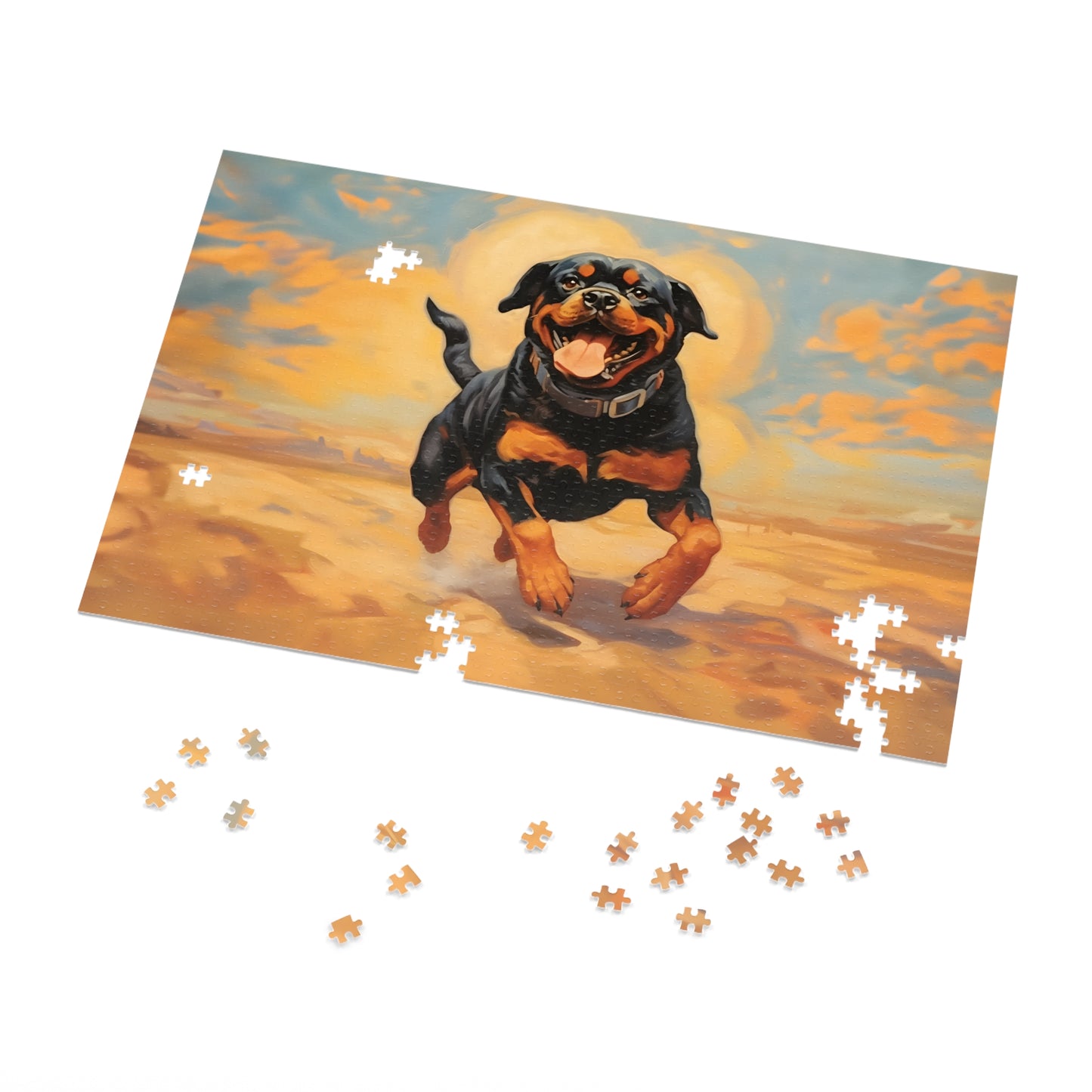 Rottweiler Dali Puzzle (30, 110, 252, 500,1000-Piece)