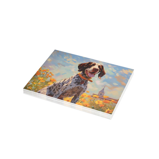 German Shorthaired Pointer Monet Postcards