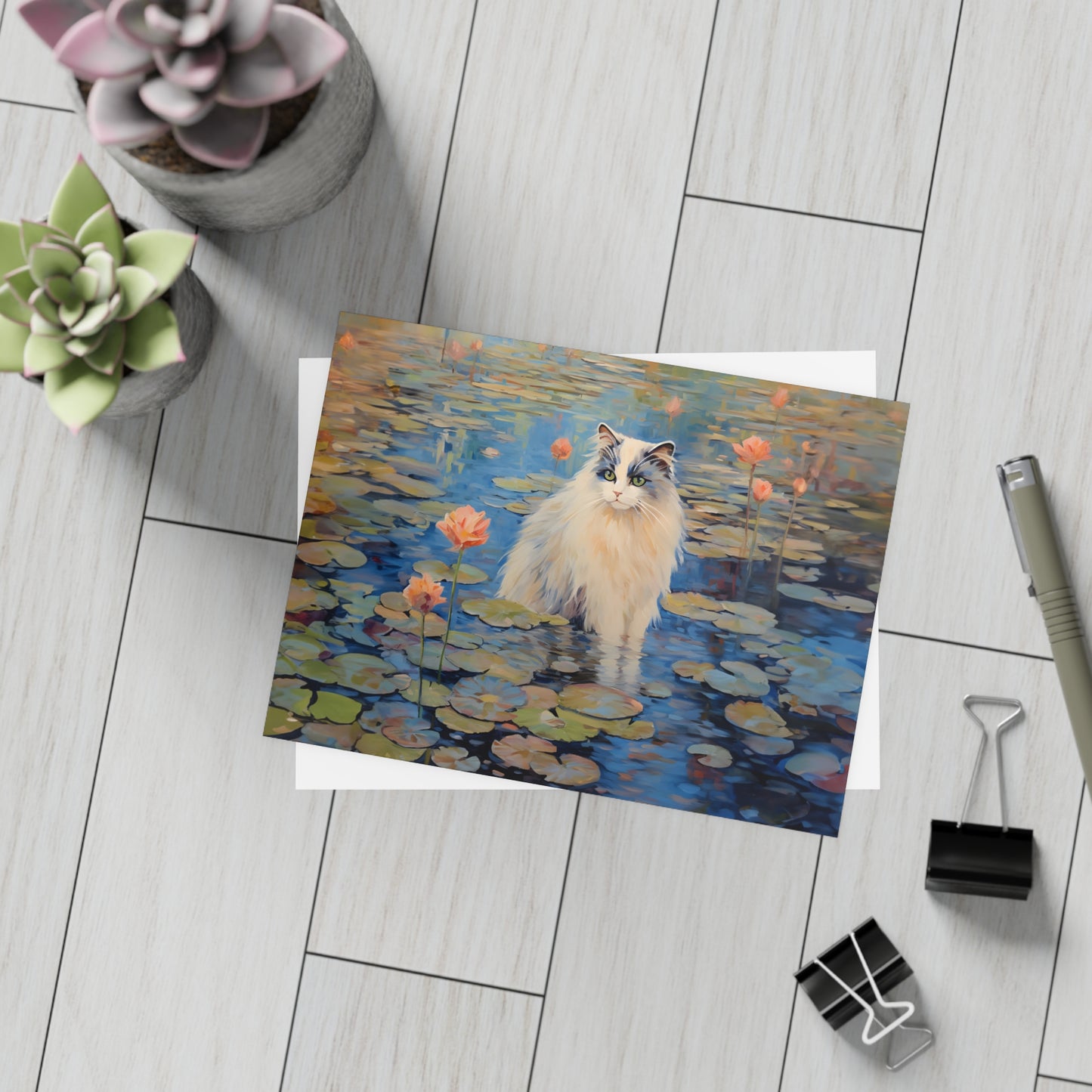 Cat Monet Postcards