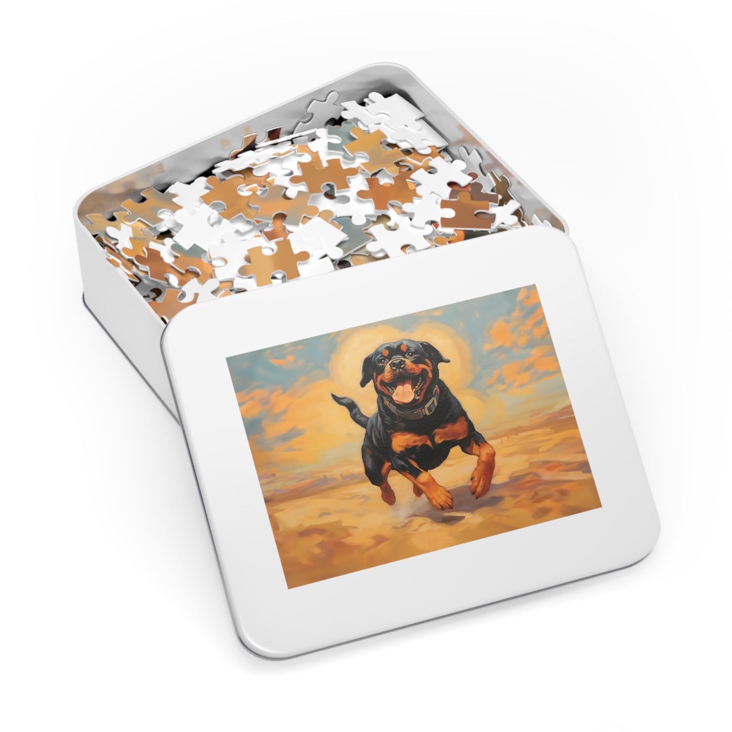 Rottweiler Dali Puzzle (30, 110, 252, 500,1000-Piece)