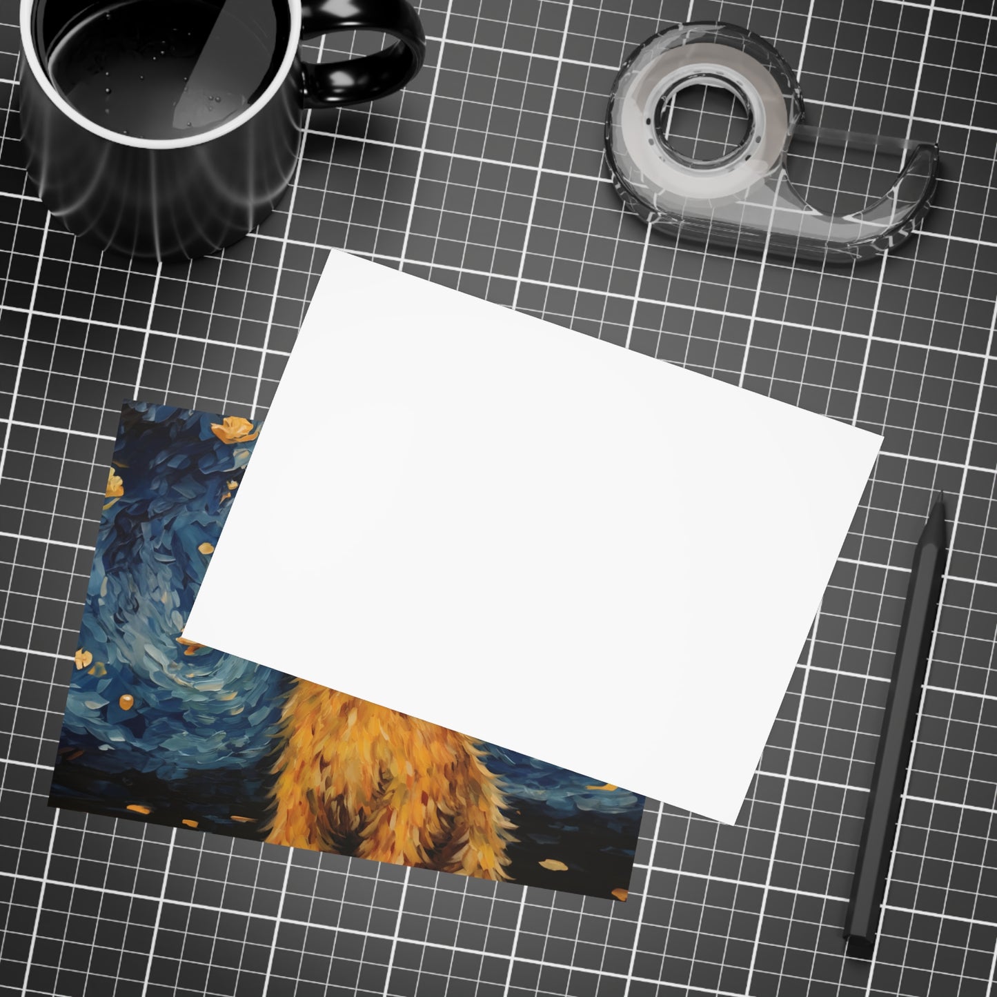 Golden Doodle Van Gogh Postcards