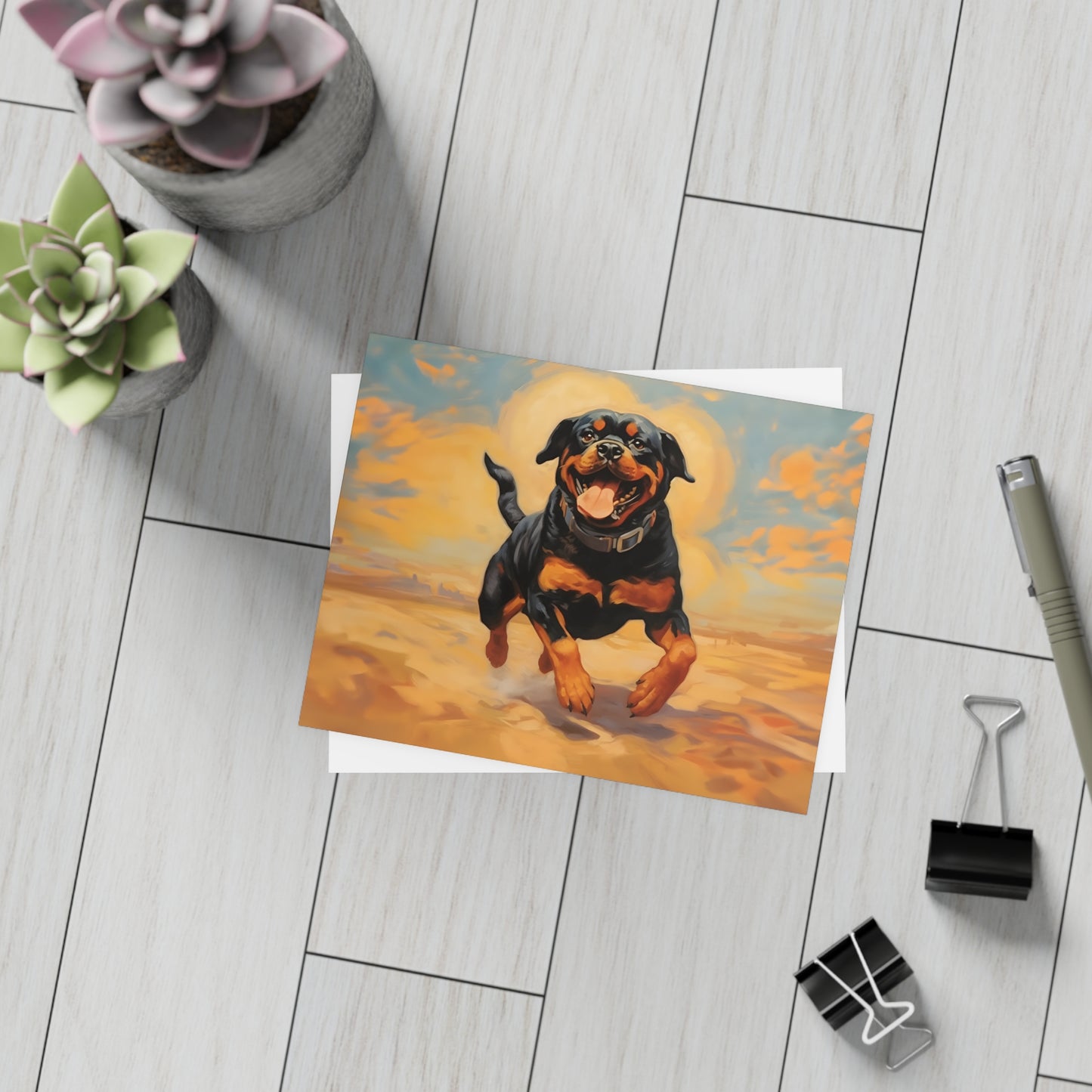 Rottweiler Dali Postcards