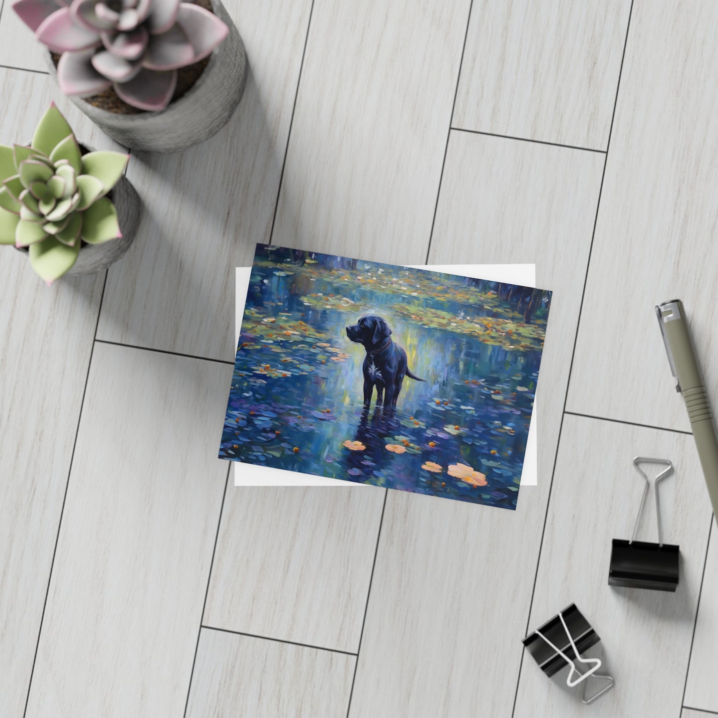 Labrador Retriever Monet Postcards