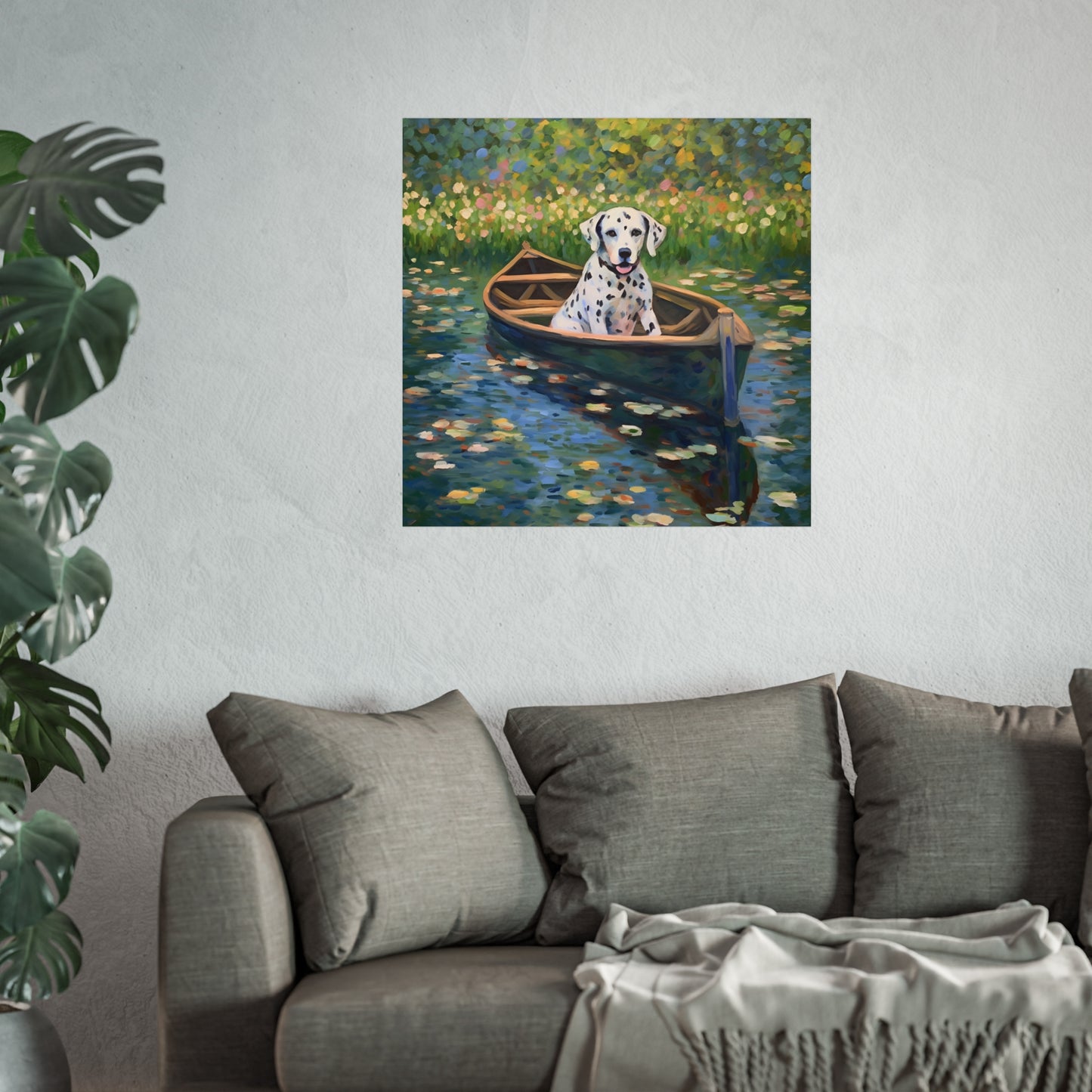 Dalmatian Monet Giclée Print