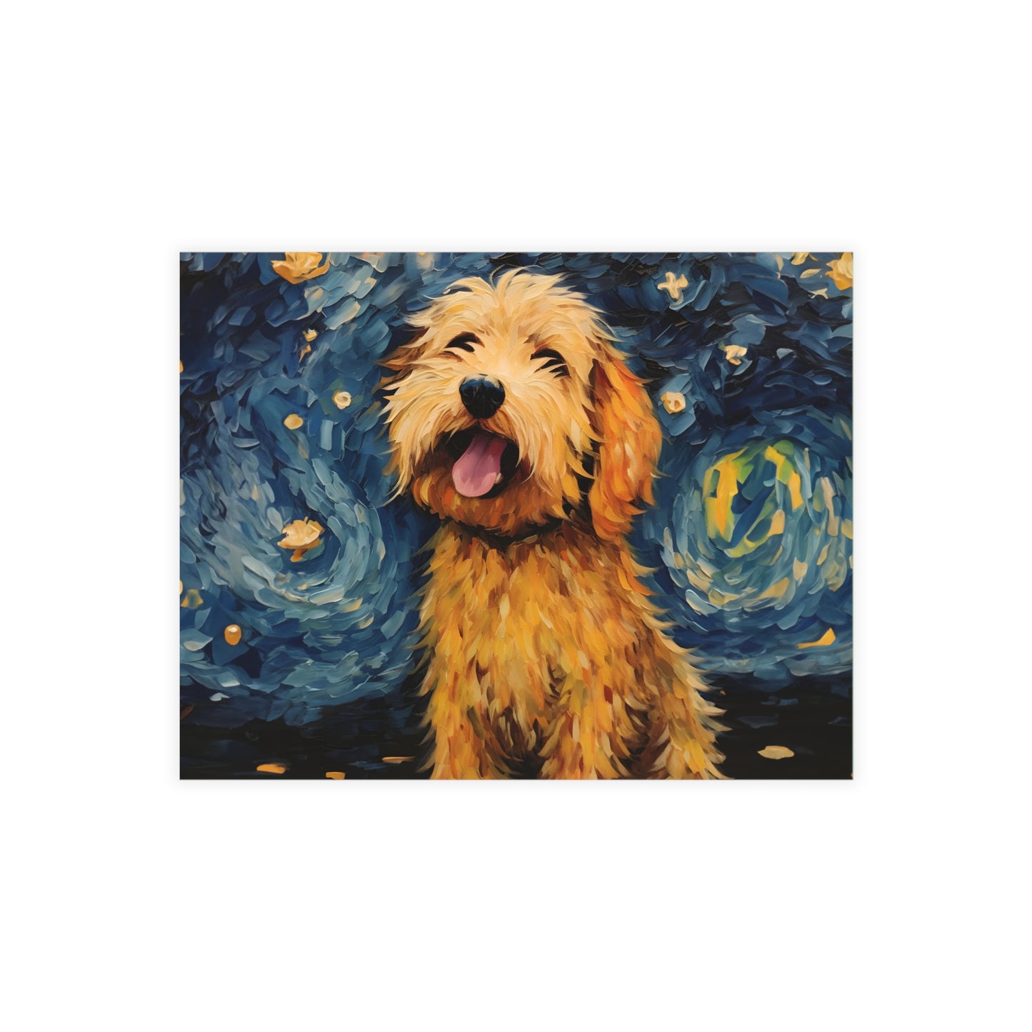 Golden Doodle Van Gogh Postcards