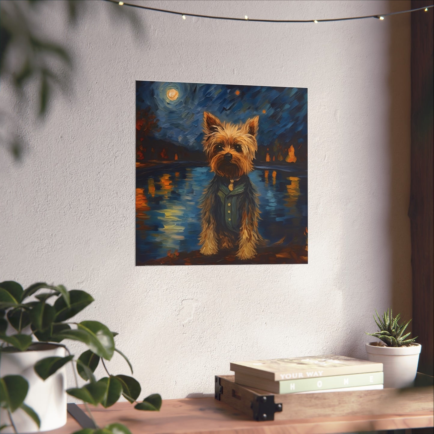 Yorkie van Gogh Giclée